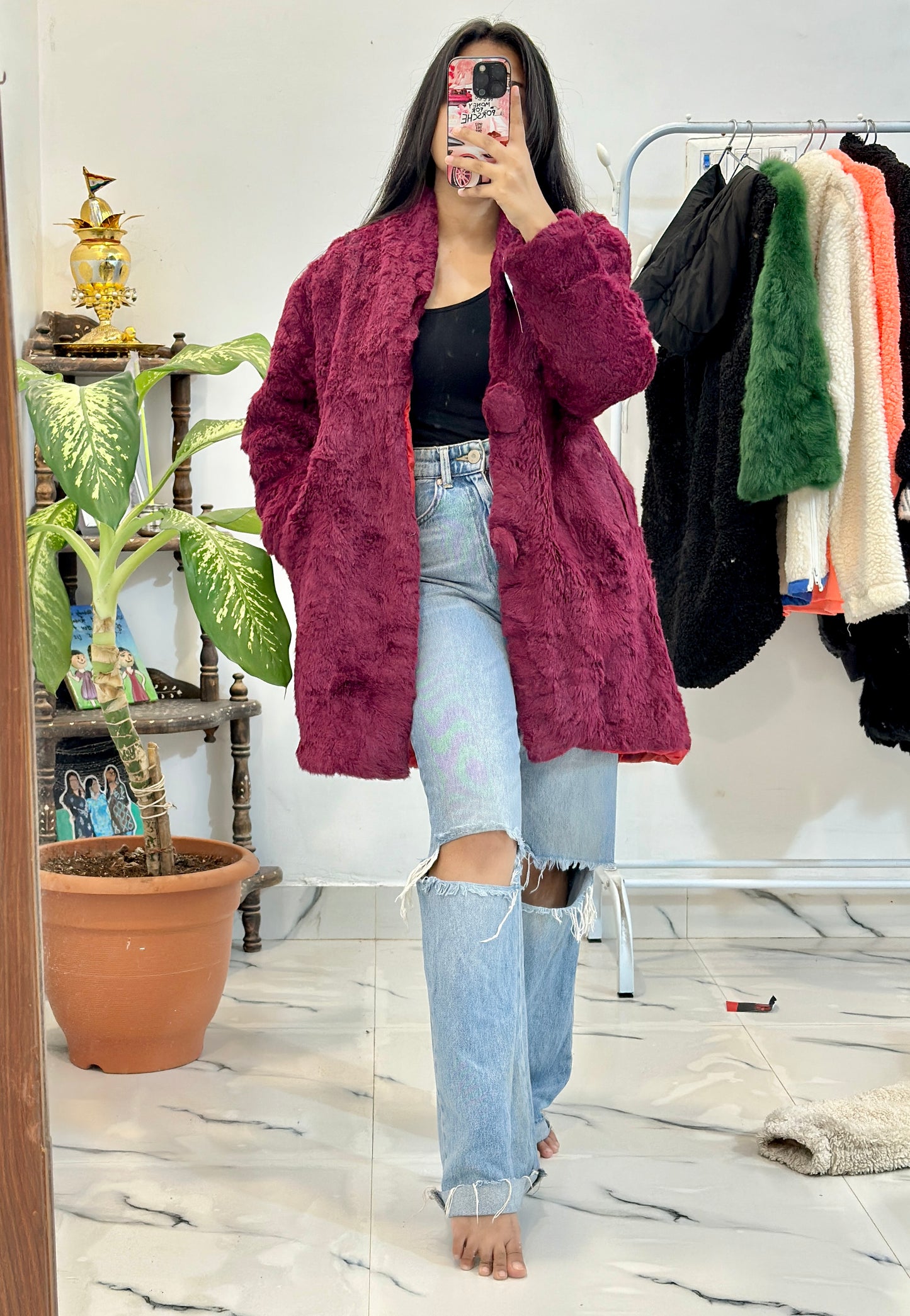 Furry jacket (36-38 M/L)