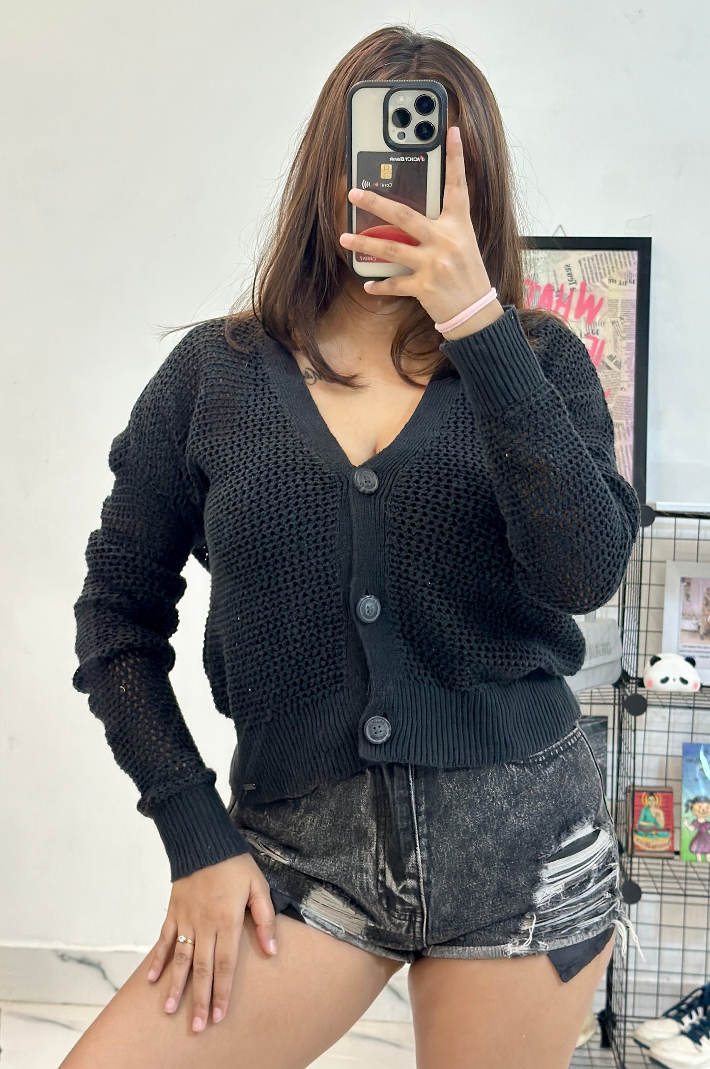 Crochet cardigan (34-36)