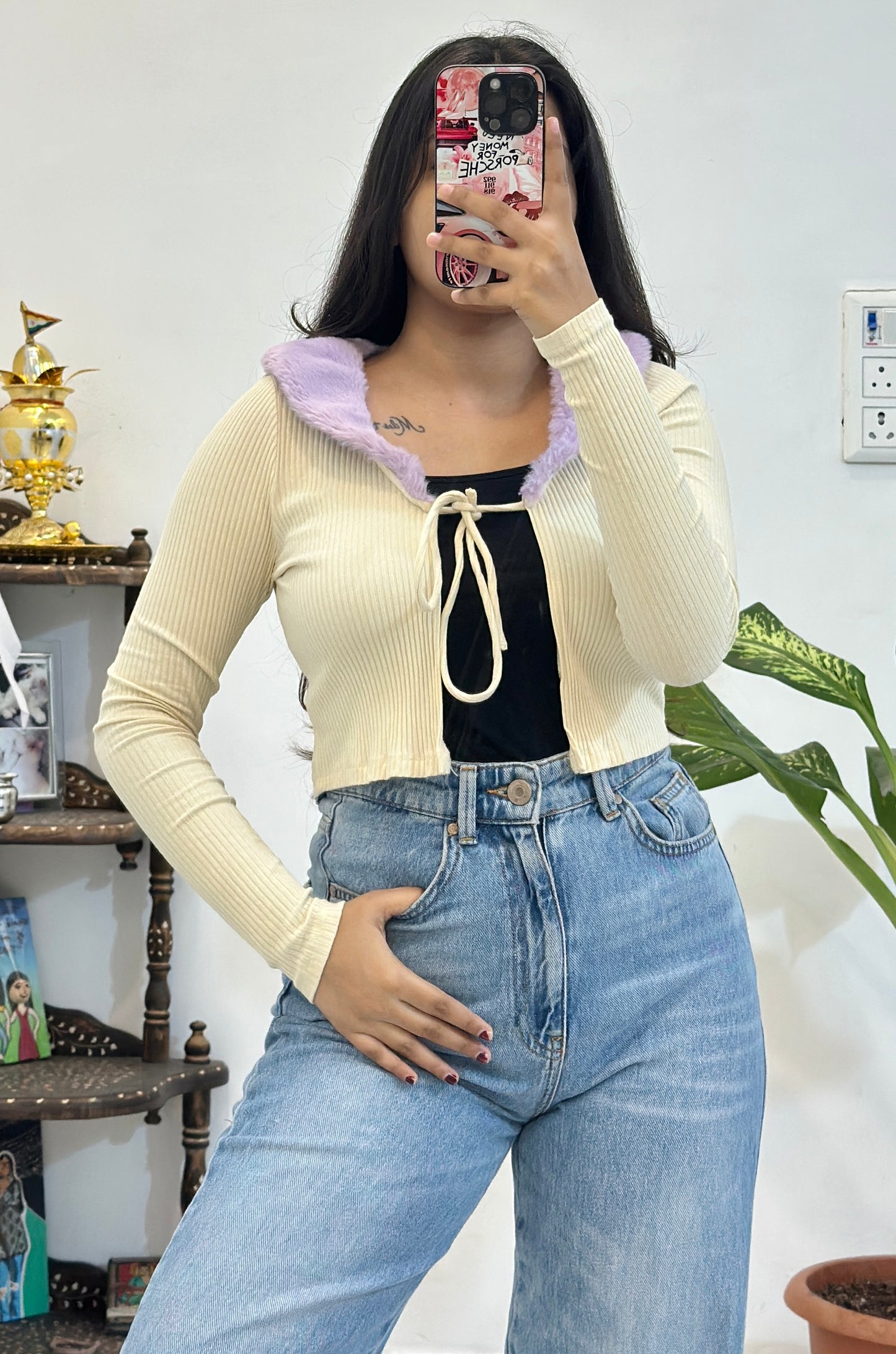 Pre winter furr top (Xs/S)