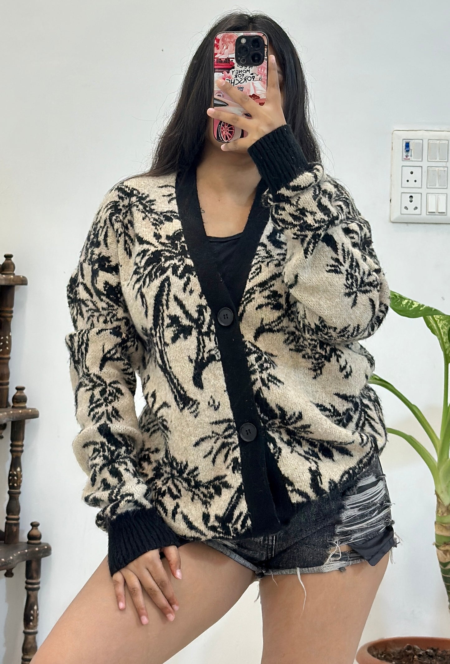 Korean oversized cardigan (40-42)
