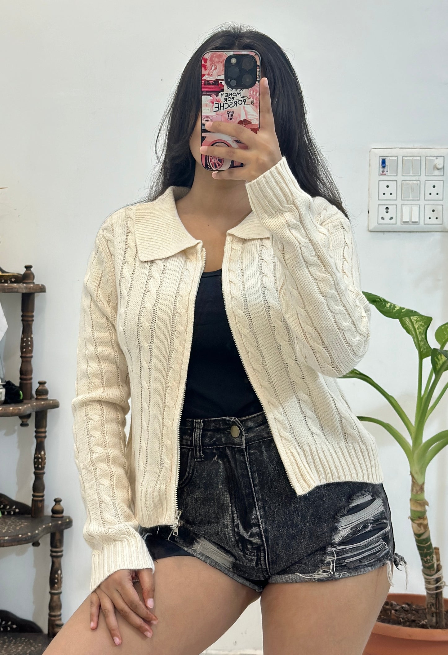 Zipper sweater (34-36)
