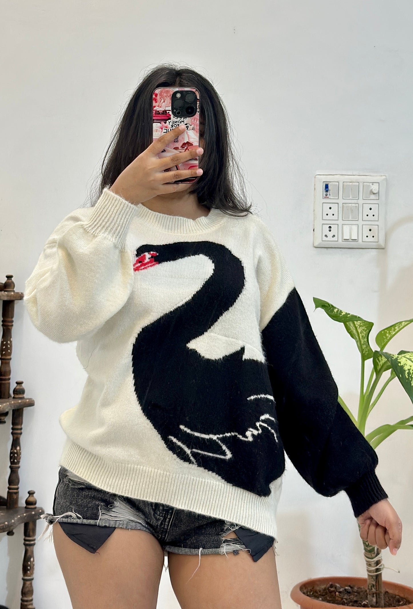 Oversized korean sweater (upto 42)