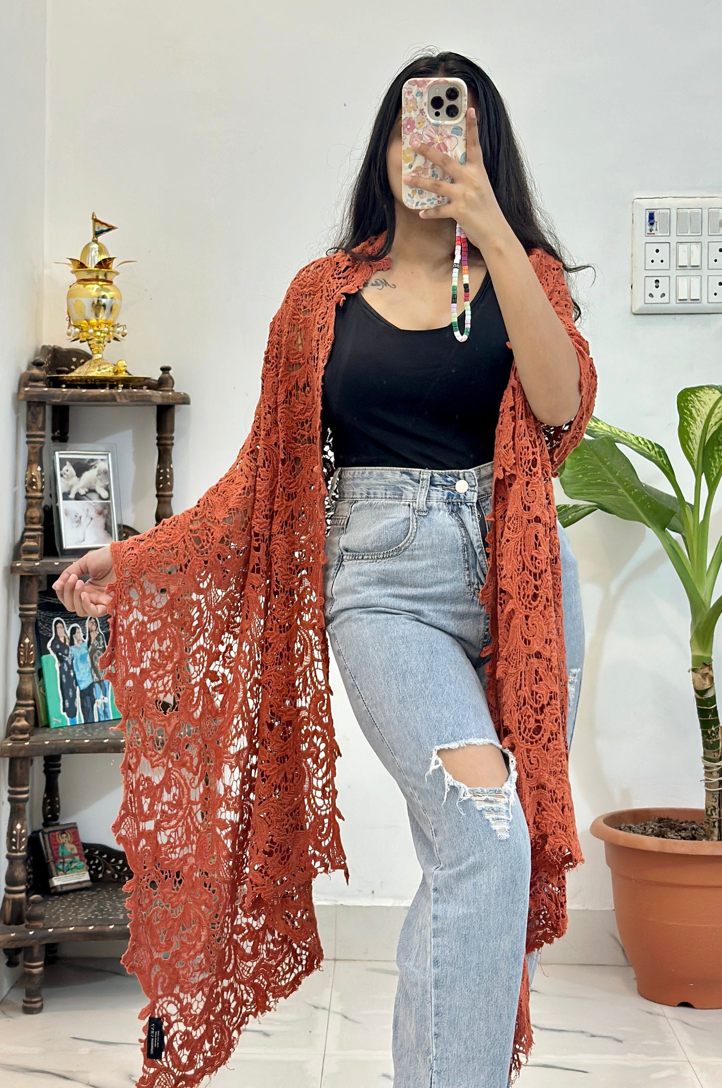 Crochet shawl