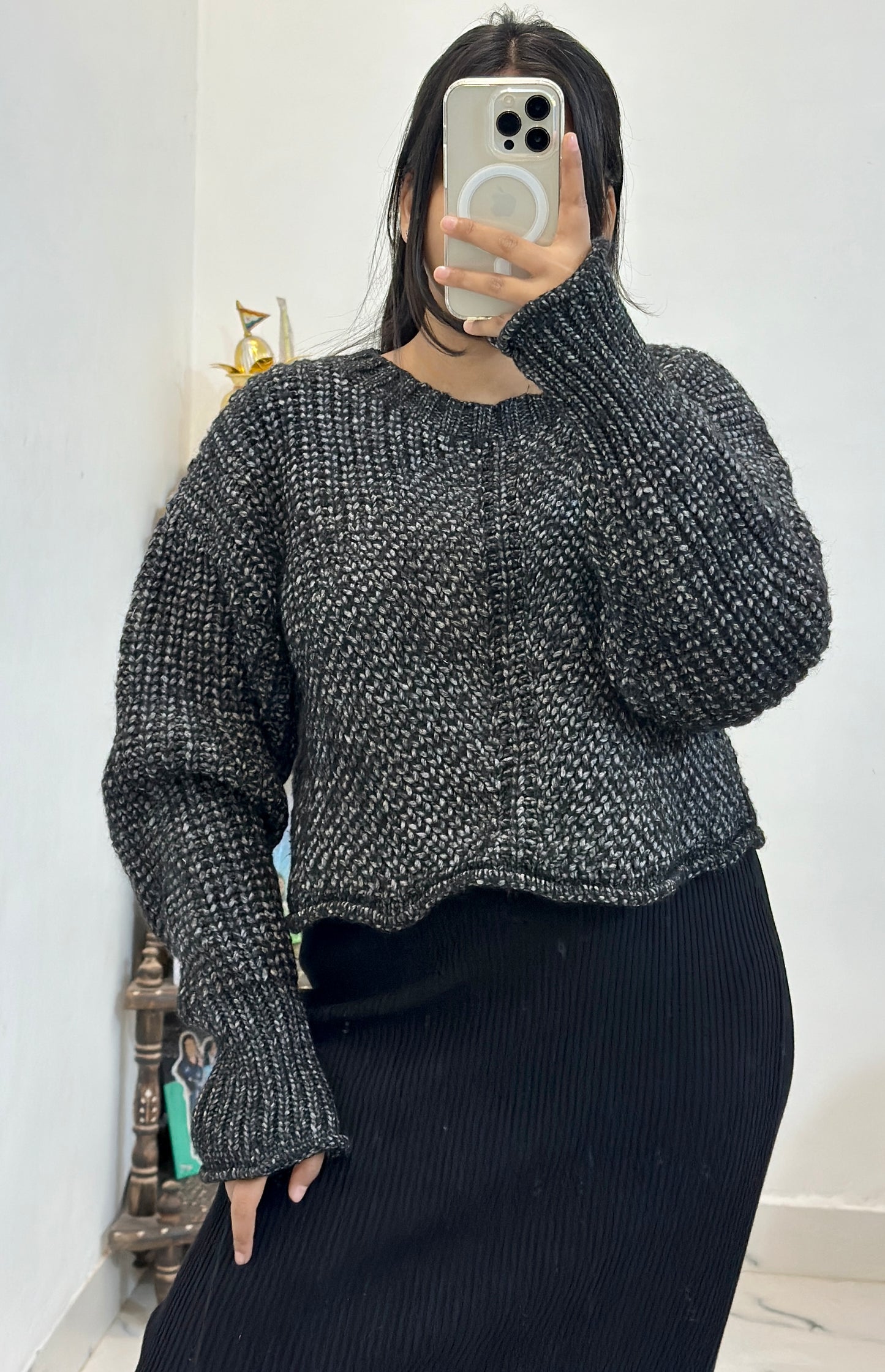 Pretty woollen cord set (32-34 waist / freesize top upto 46)