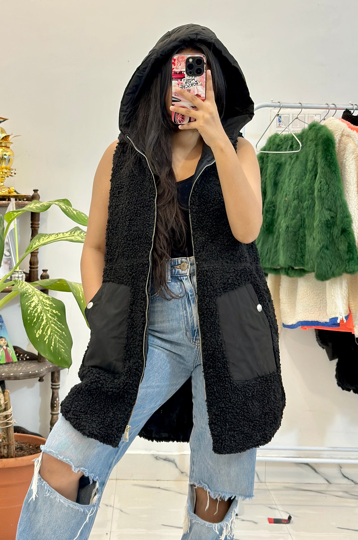 Furr hoodie jacket (38-40)