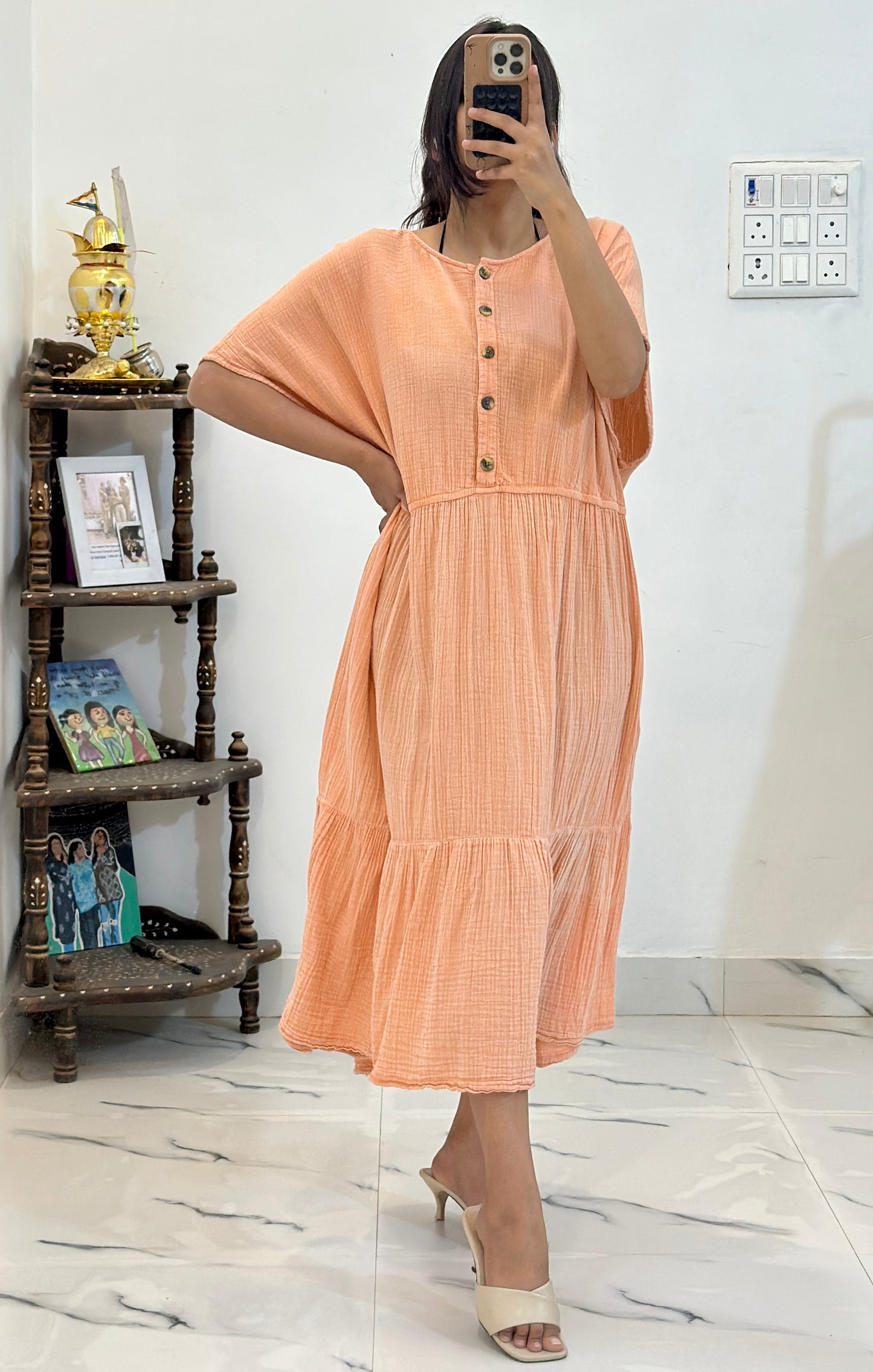 Cotton oversized dress (50-52)