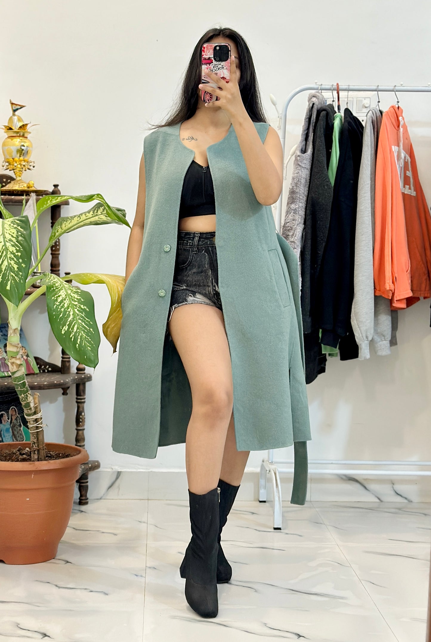 Heavy long coat (40-42)