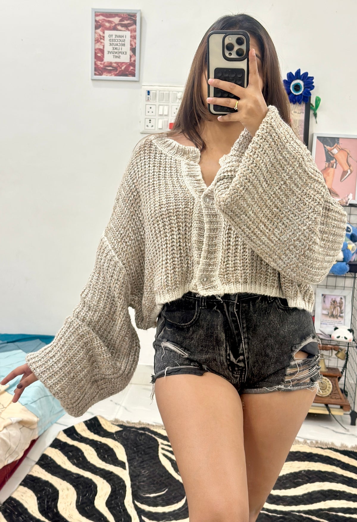 Oversized Korean cardigan (42-48)