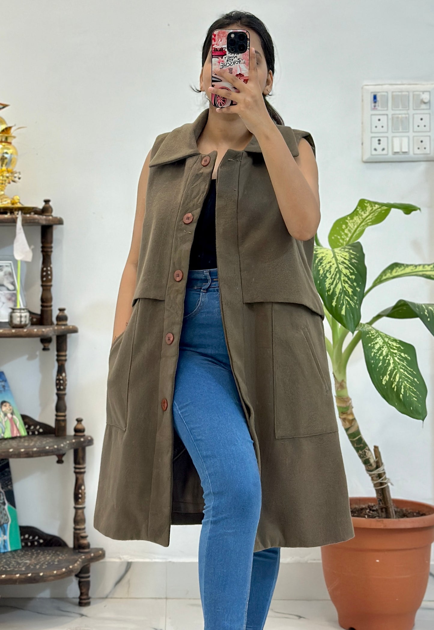 Long vest coat (38-40)