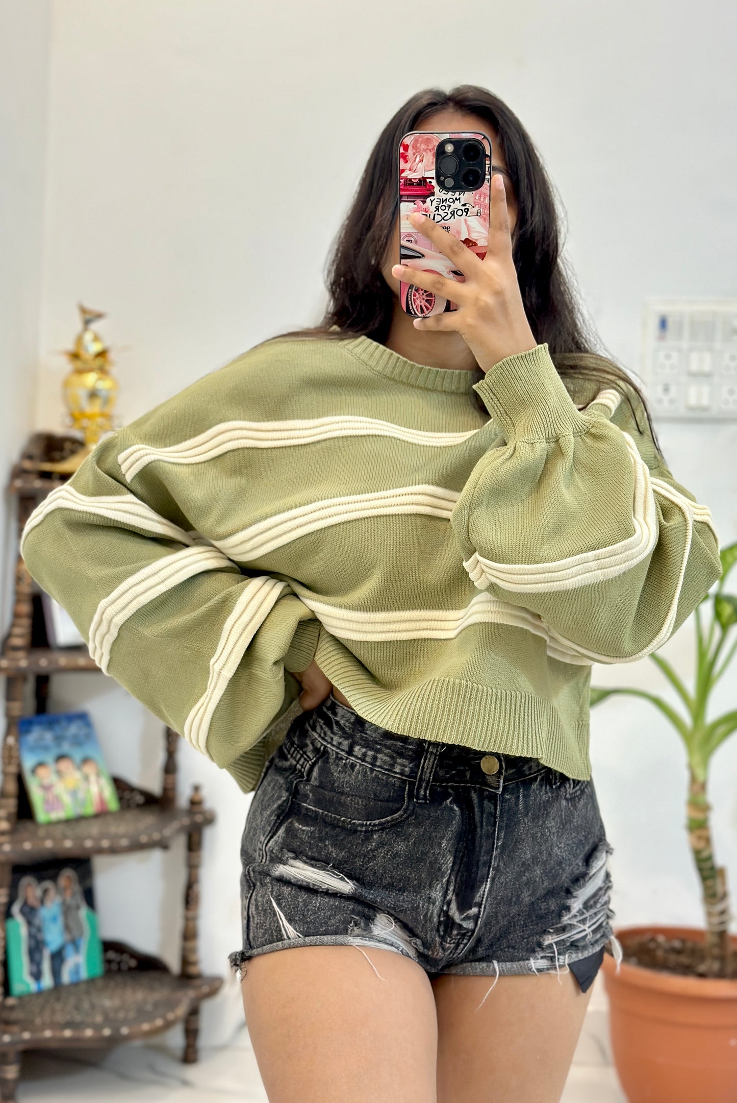Oversized Korean sweater (freesize 50+)
