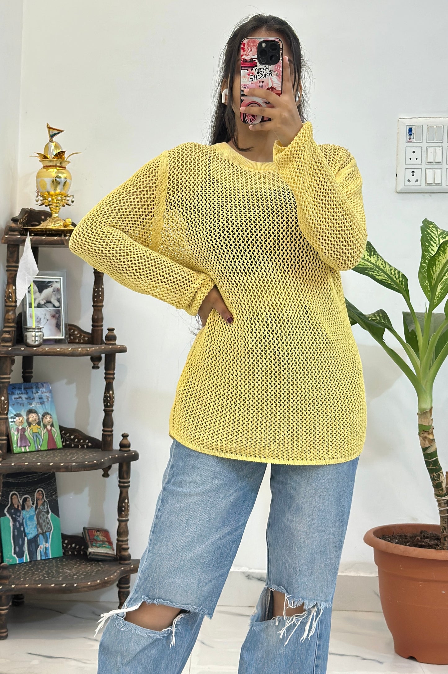 Crochet top (S/M)