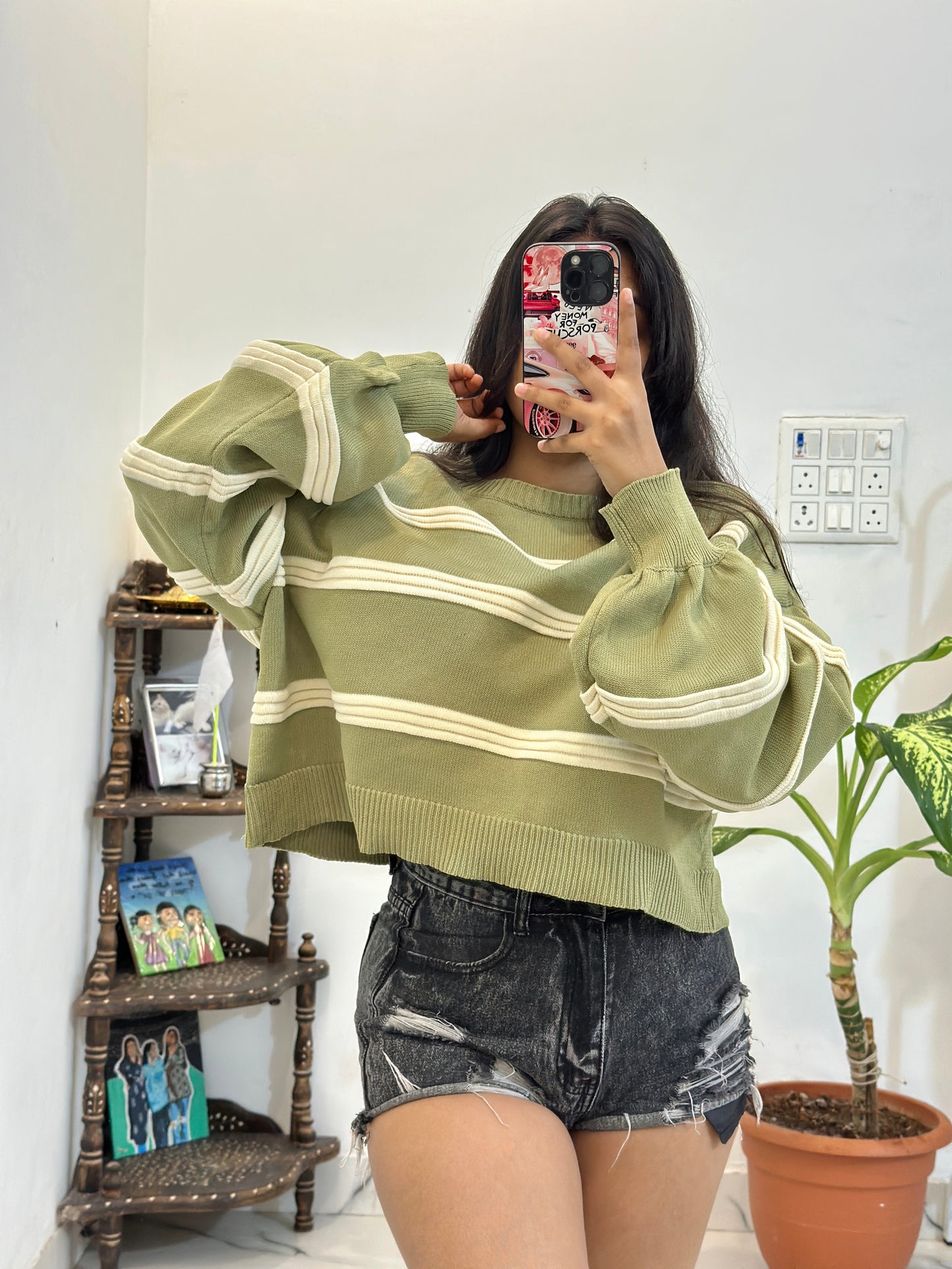 Oversized Korean sweater (freesize 50+)