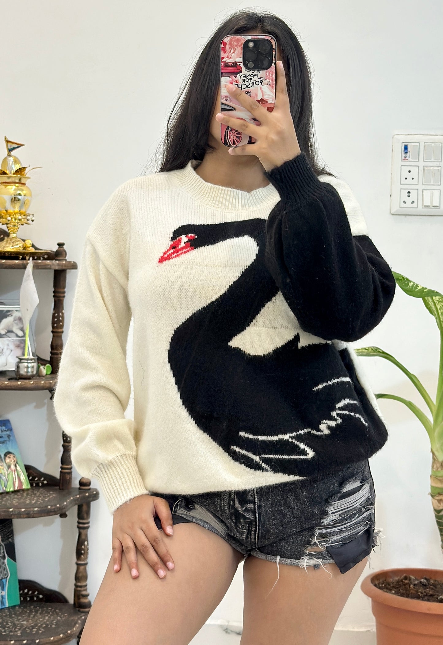 Oversized korean sweater (upto 42)