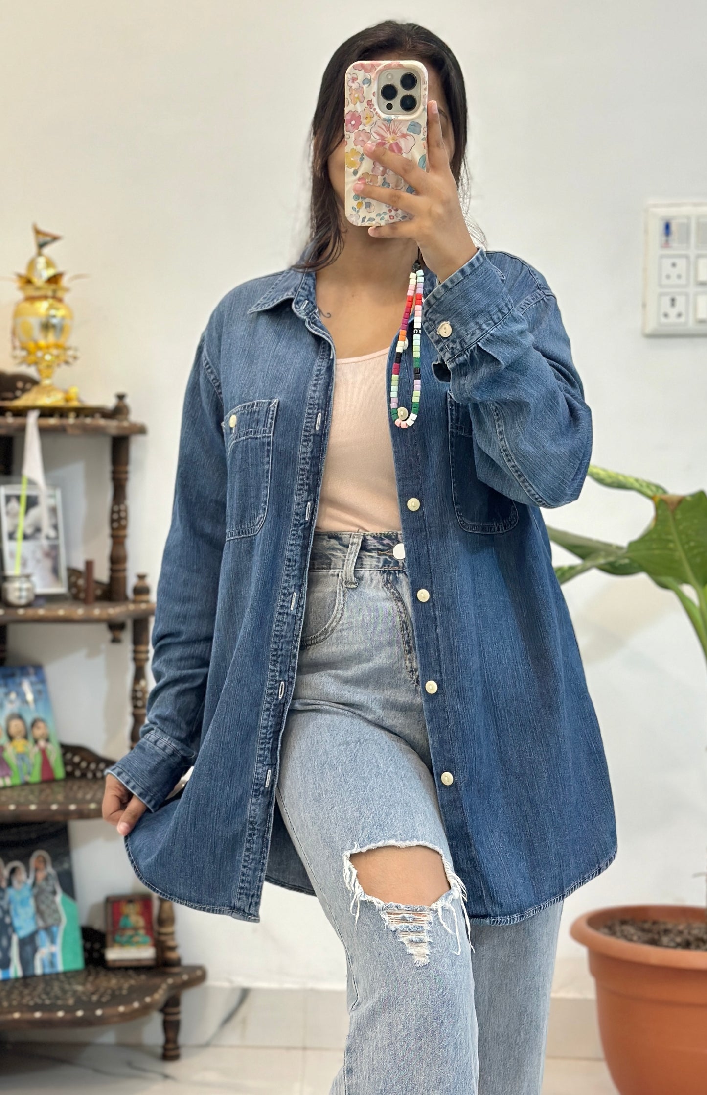 Denim shirt (34-38)
