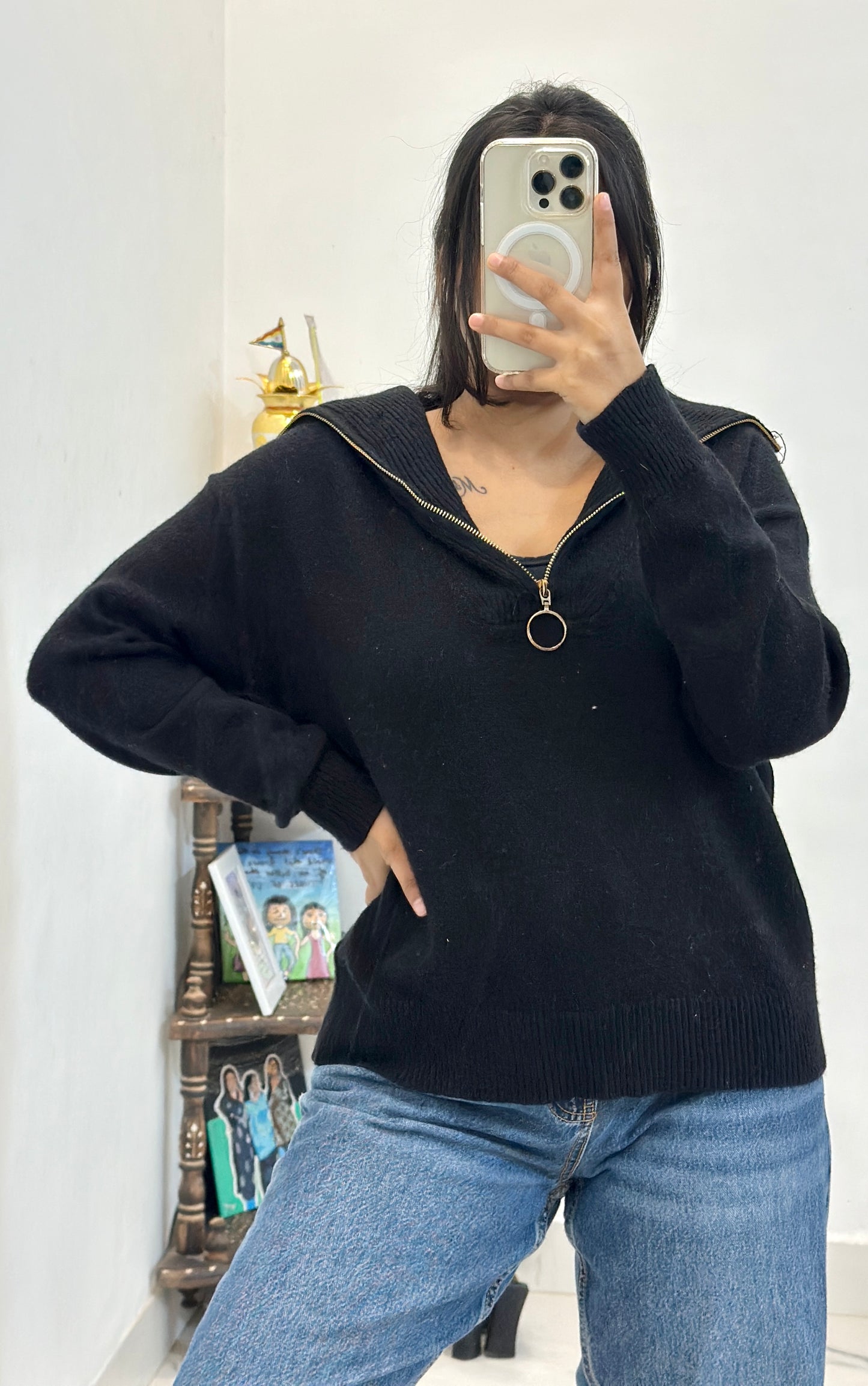 oversized Korean sweater (38-40)