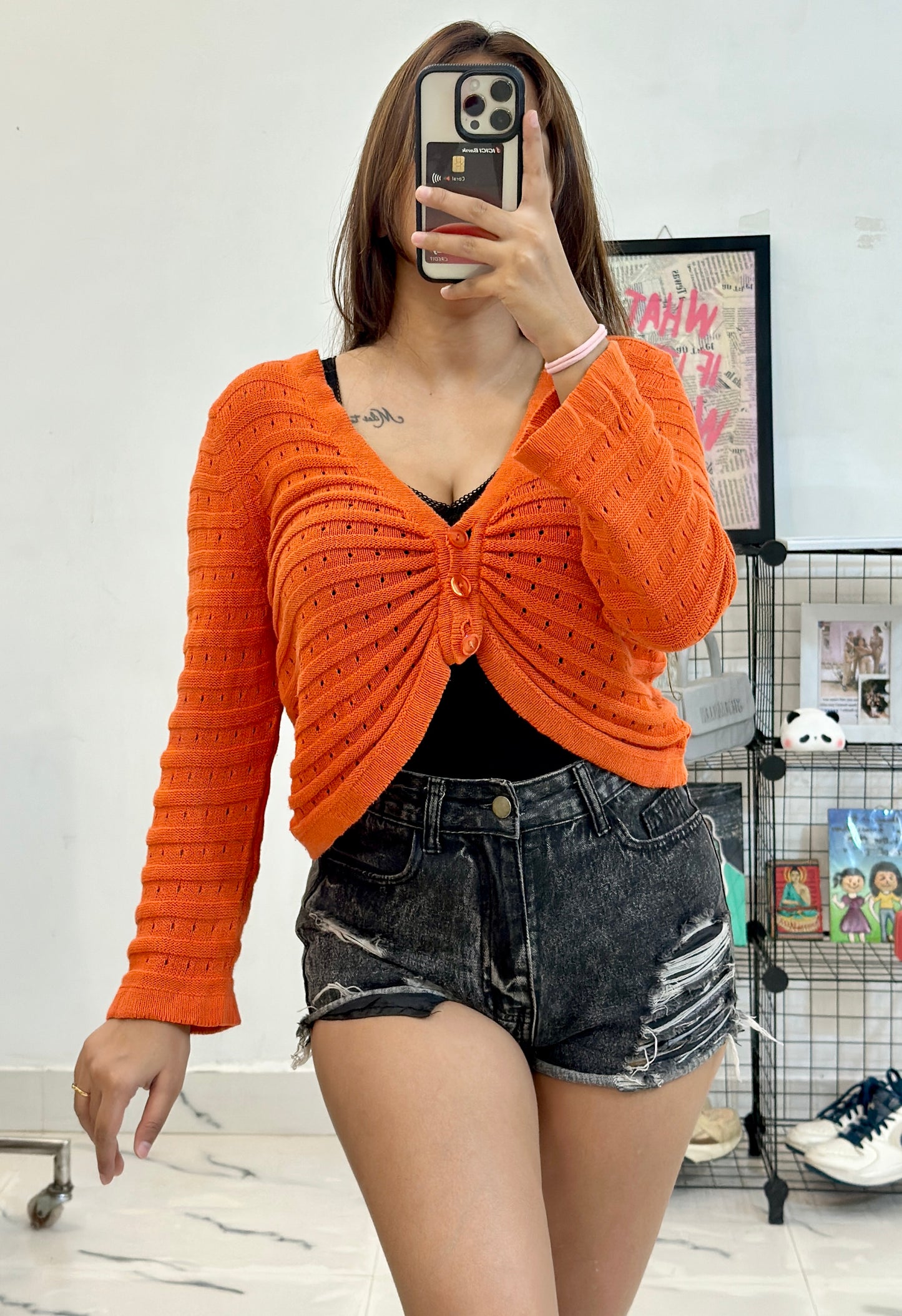 Pretty crochet top (38-40)