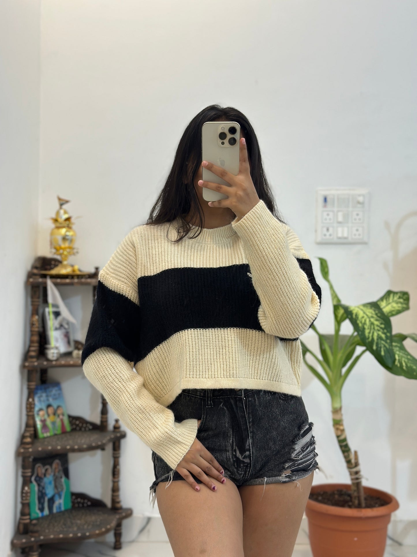 Korean Oversized sweater (Freesize upto 48)