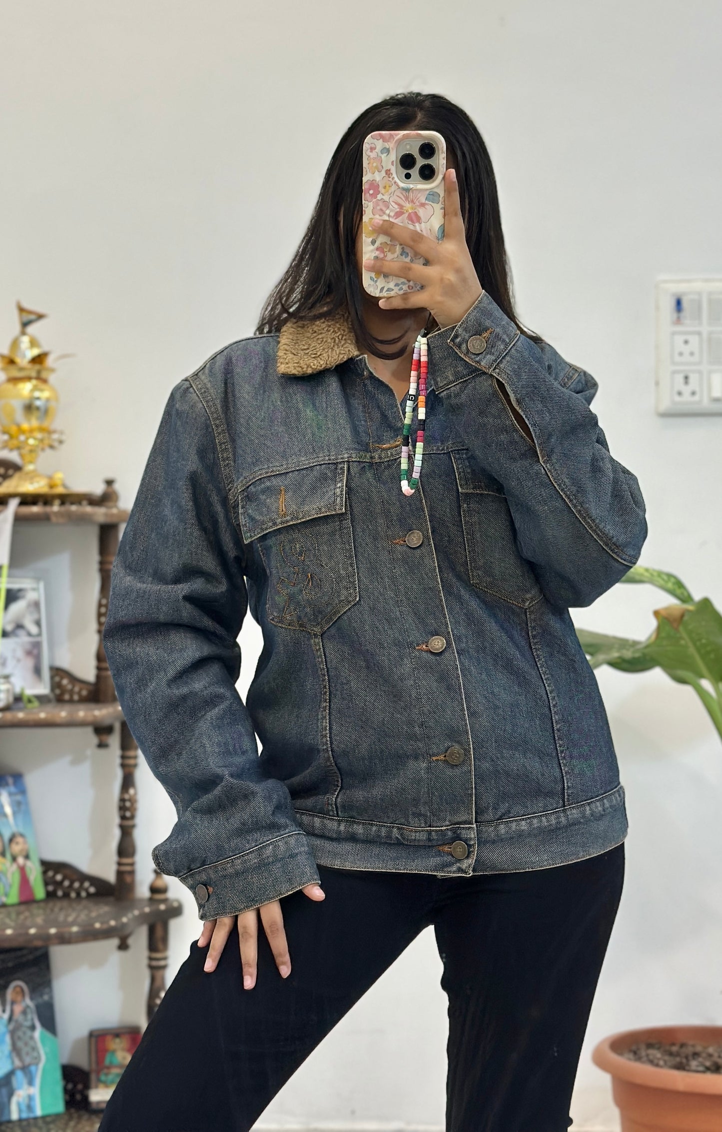 Heavy denim jacket (S/M)