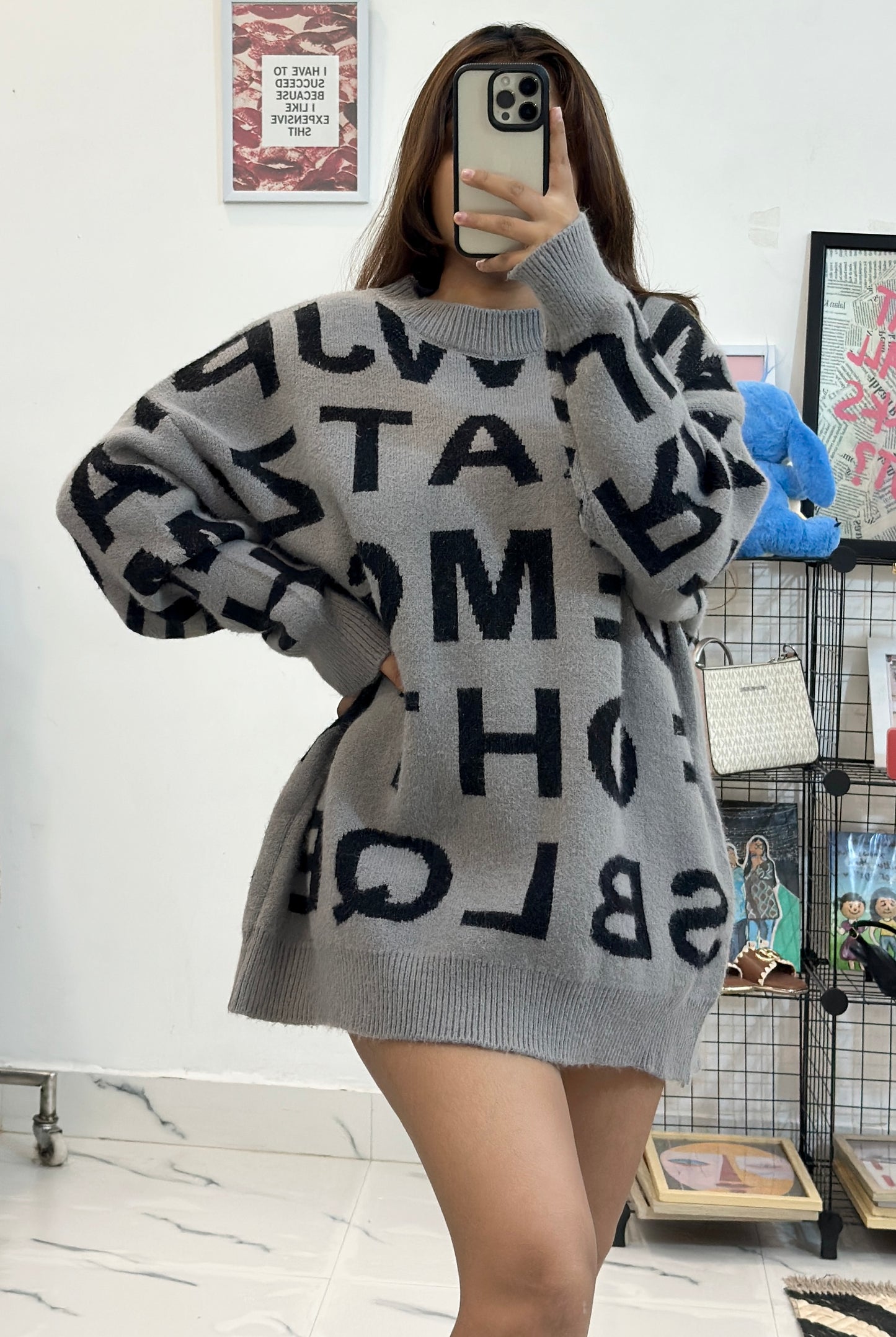 Oversized Korean sweater (44-46)