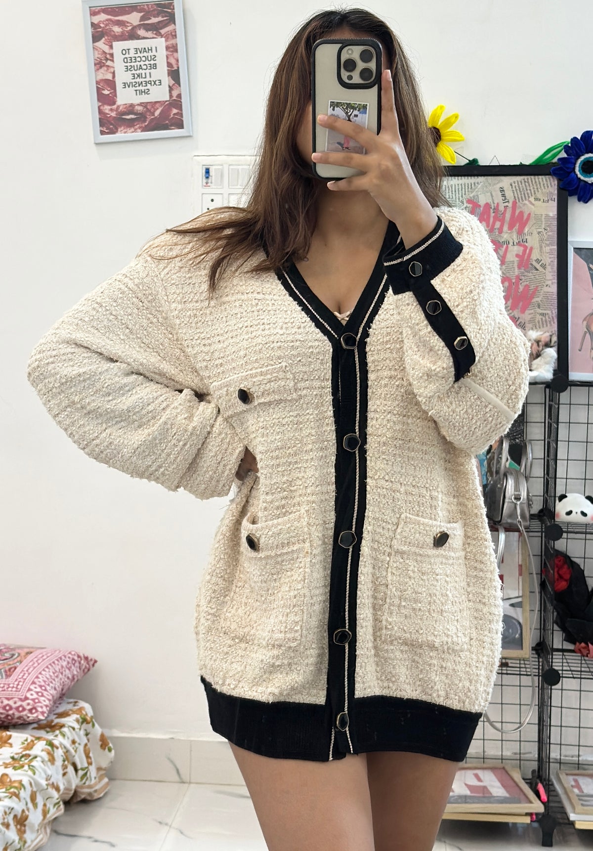 Oversized Korean cardigan (38-42)