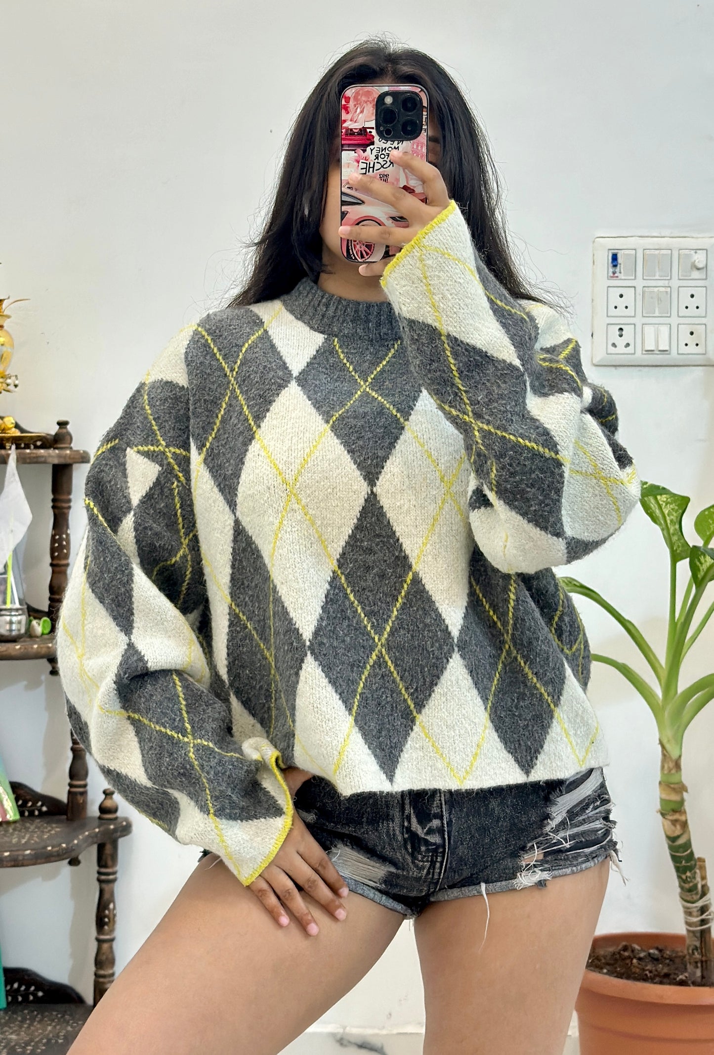 Oversized Korean sweater (46-48)