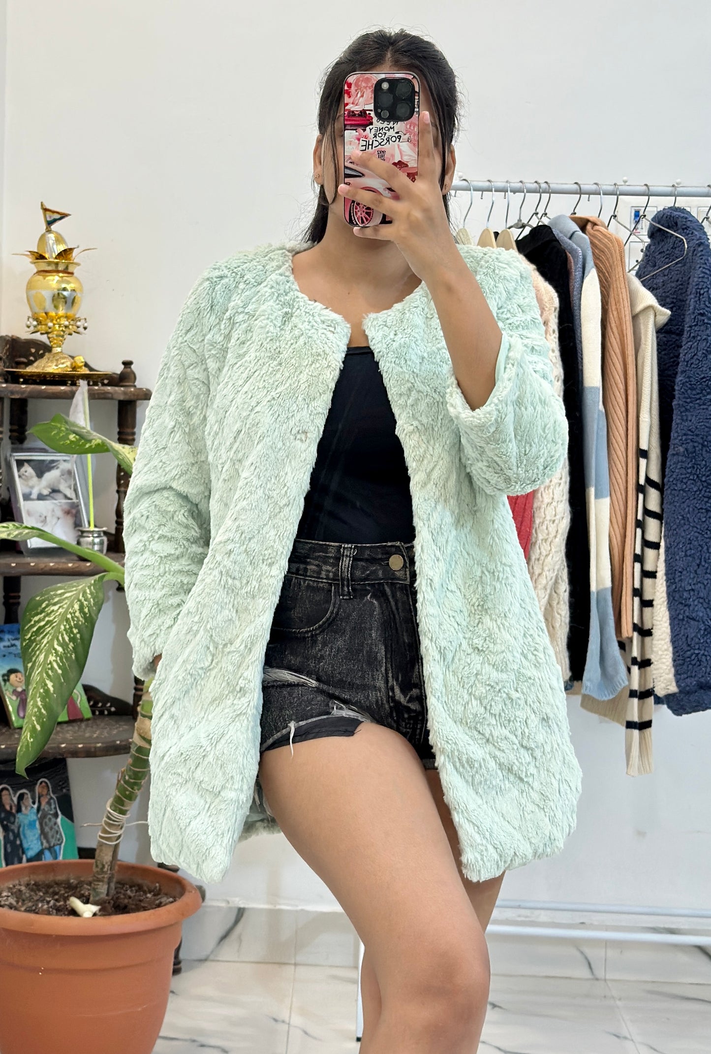 Very soft furr cardigan (XS 30-32)