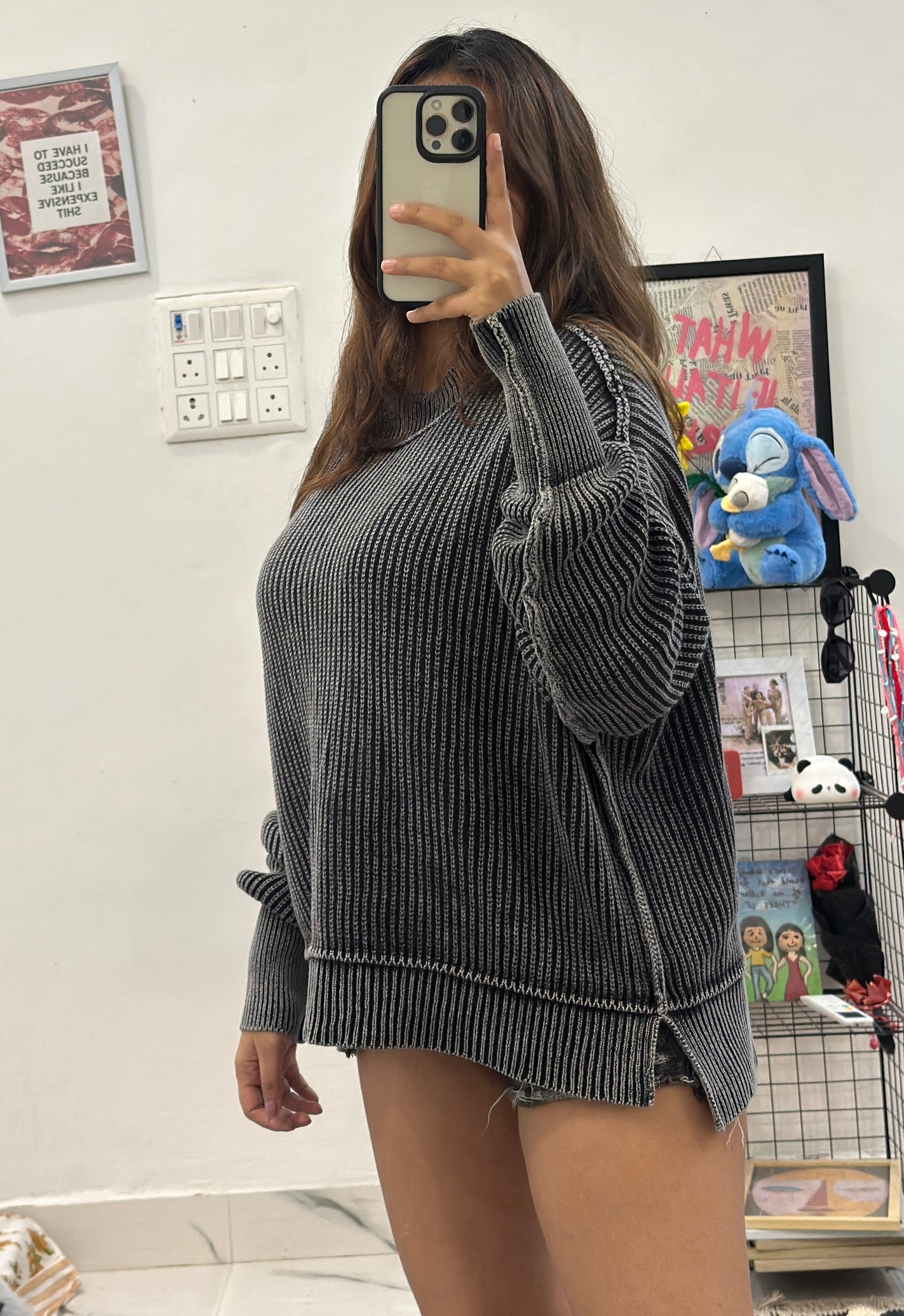 Oversized Korean sweater (42-48)