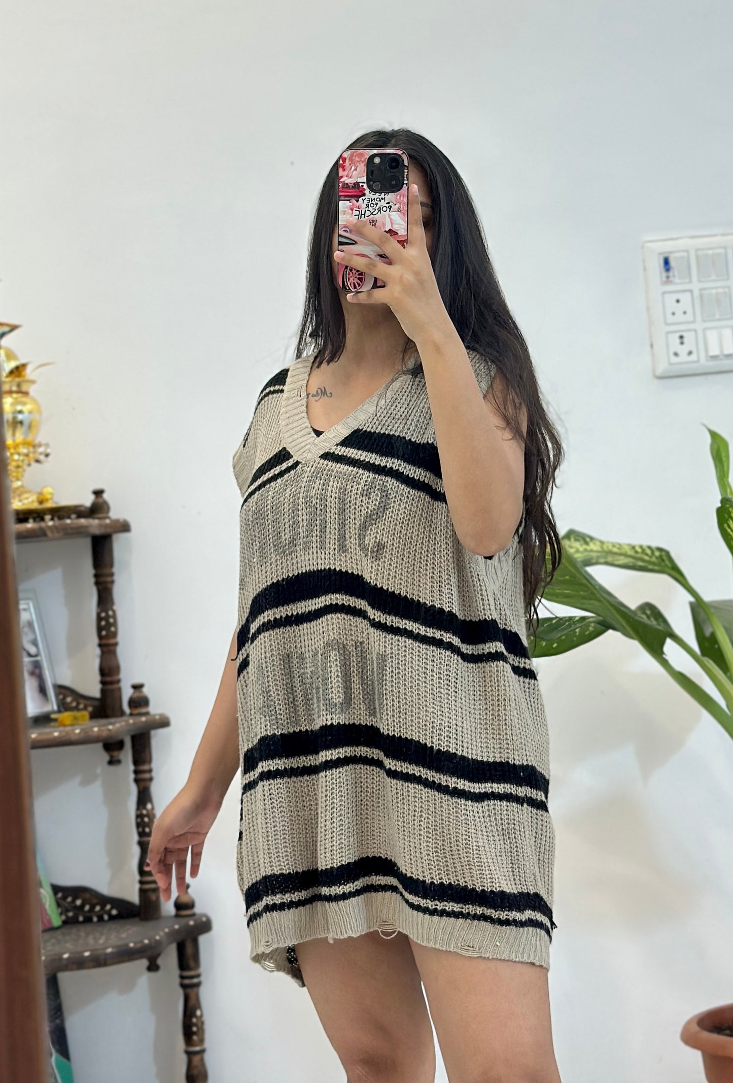 Oversized vest top (Upto 48)