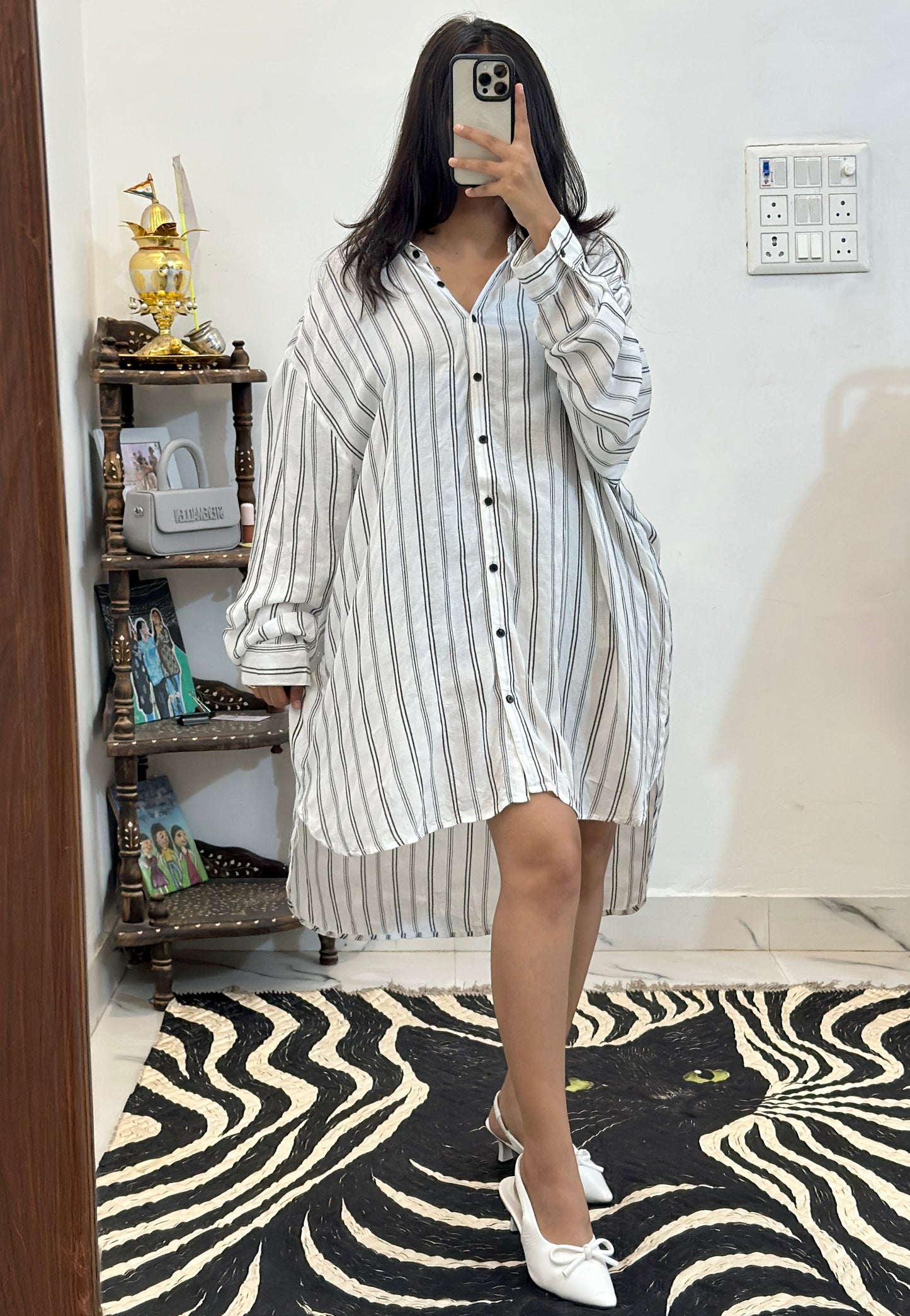 Oversized cotton shirt (46-48)