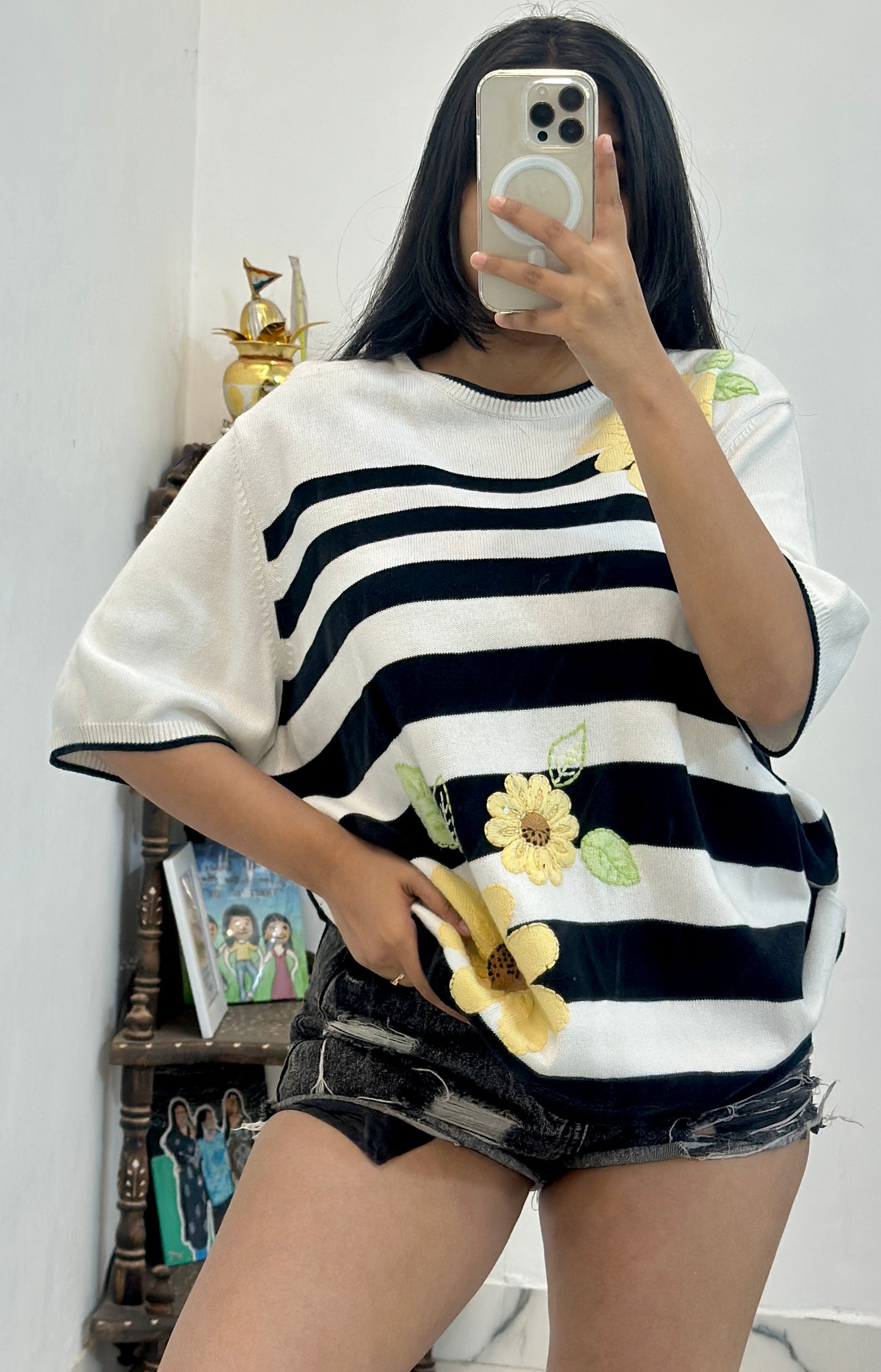 oversized woollen top (42-44)