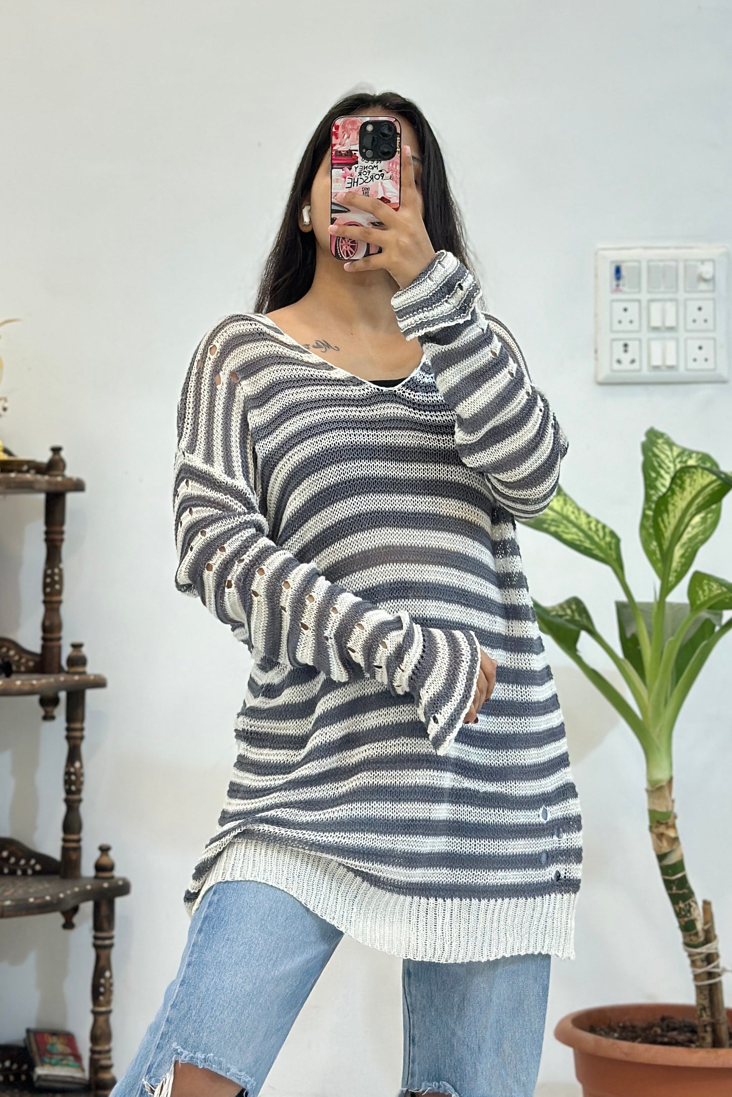 Long crochet top (44-46)