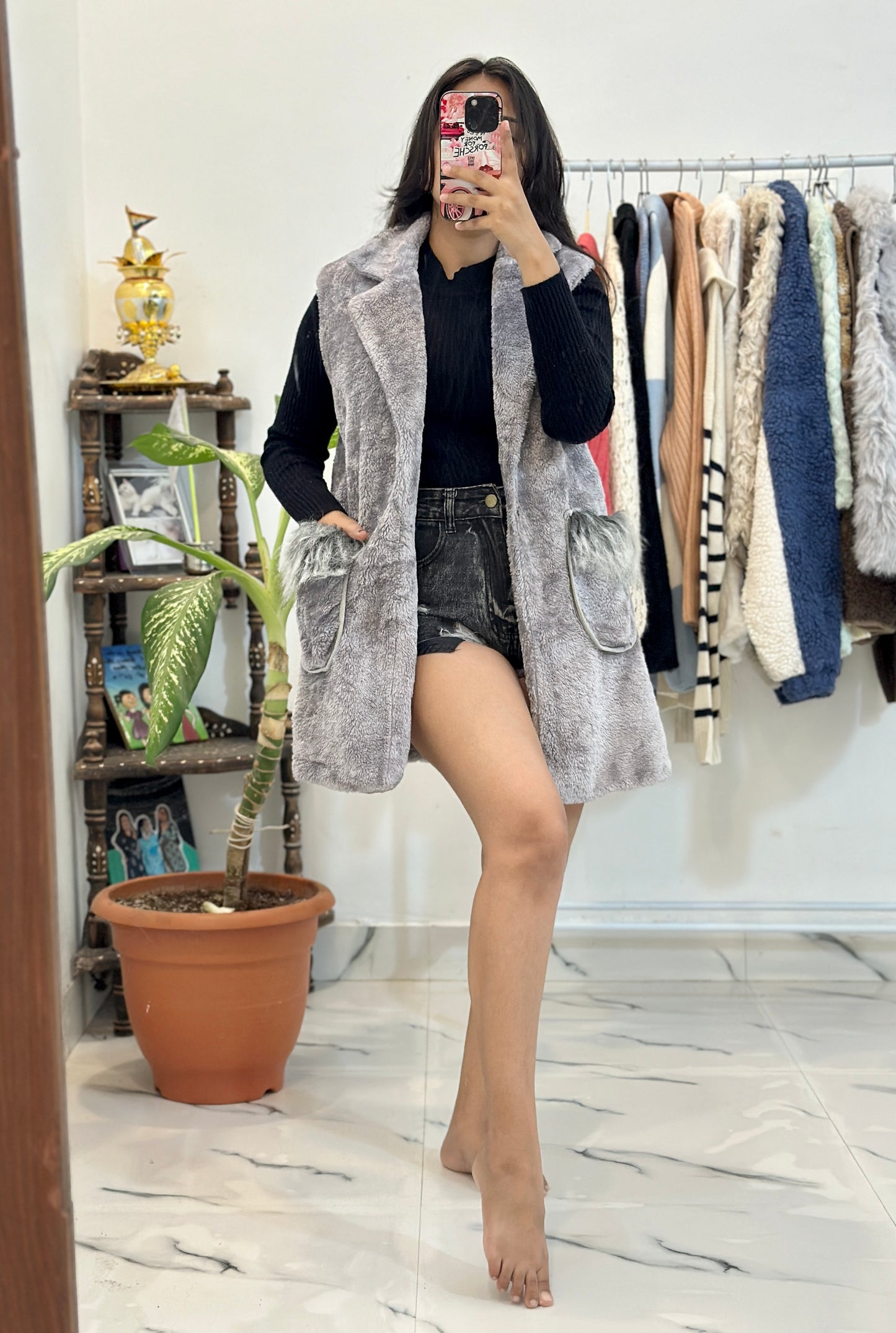 Heavy fur sweater (40-42)