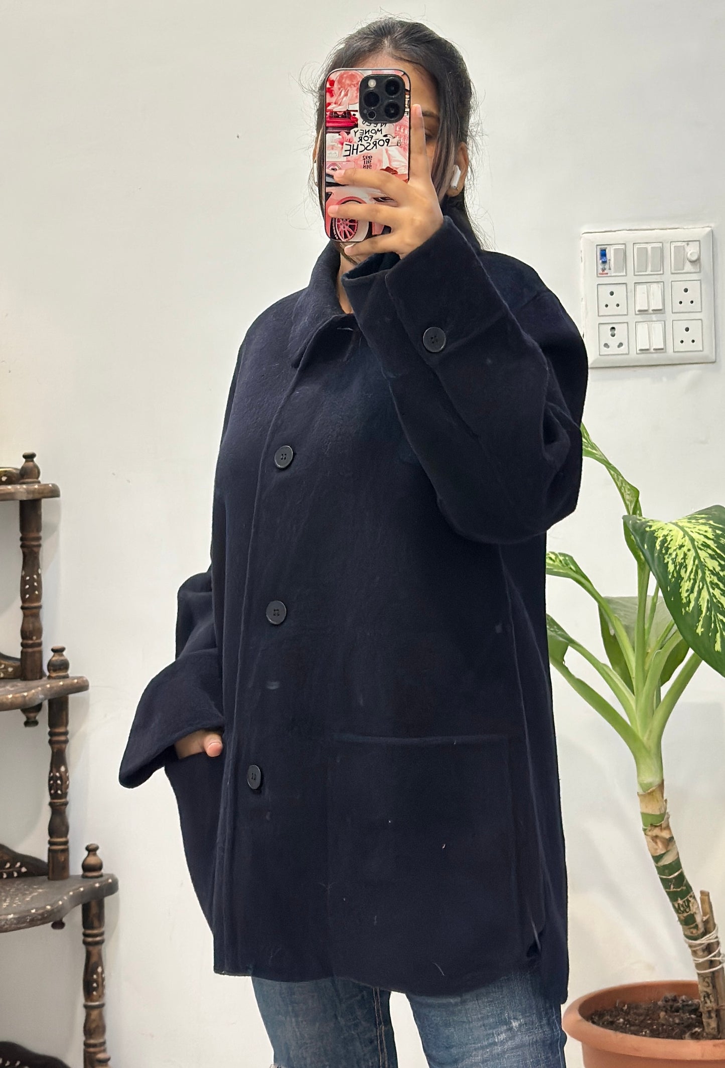 Black short coat (38-40)