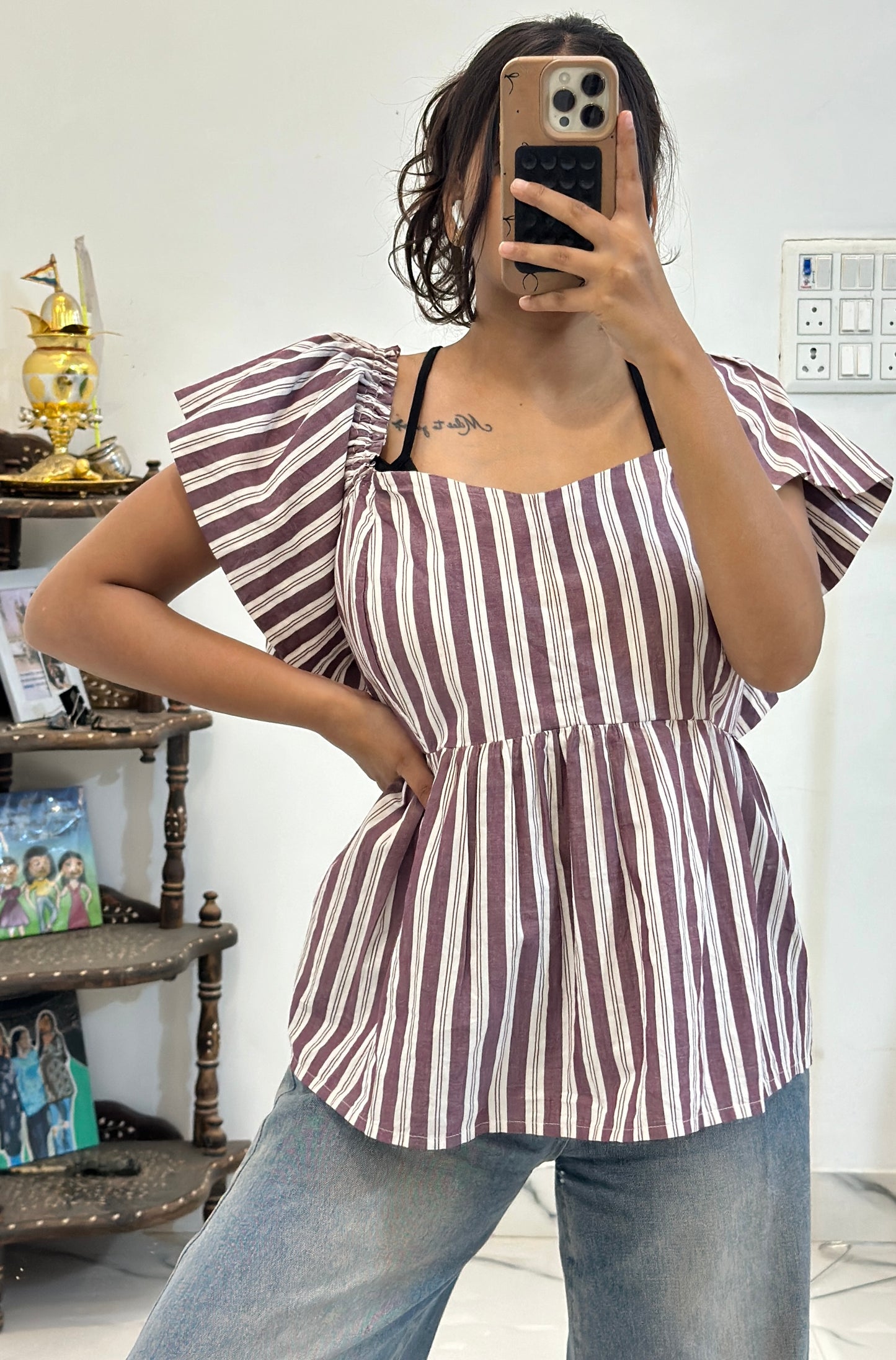 Pretty cotton top (42-44 XL-2XL)