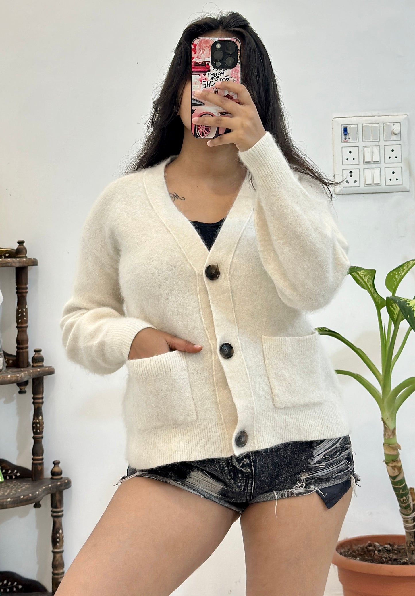 Furry Korean sweater (34-36)