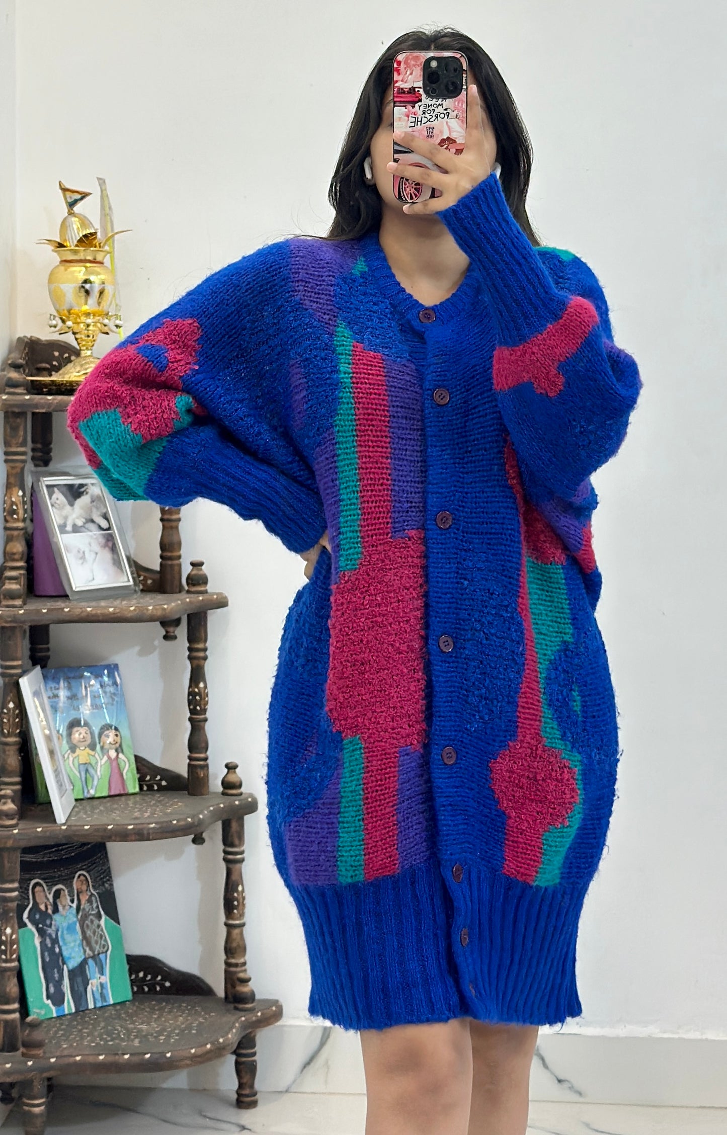 Heavy Korean long cardigan (44-46)