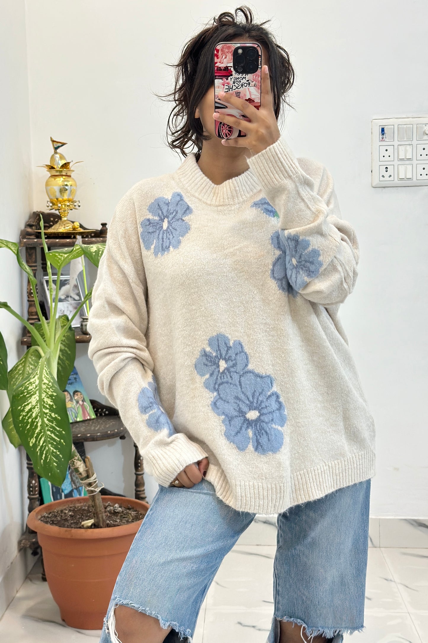 Pretty oversized sweater (44-46)