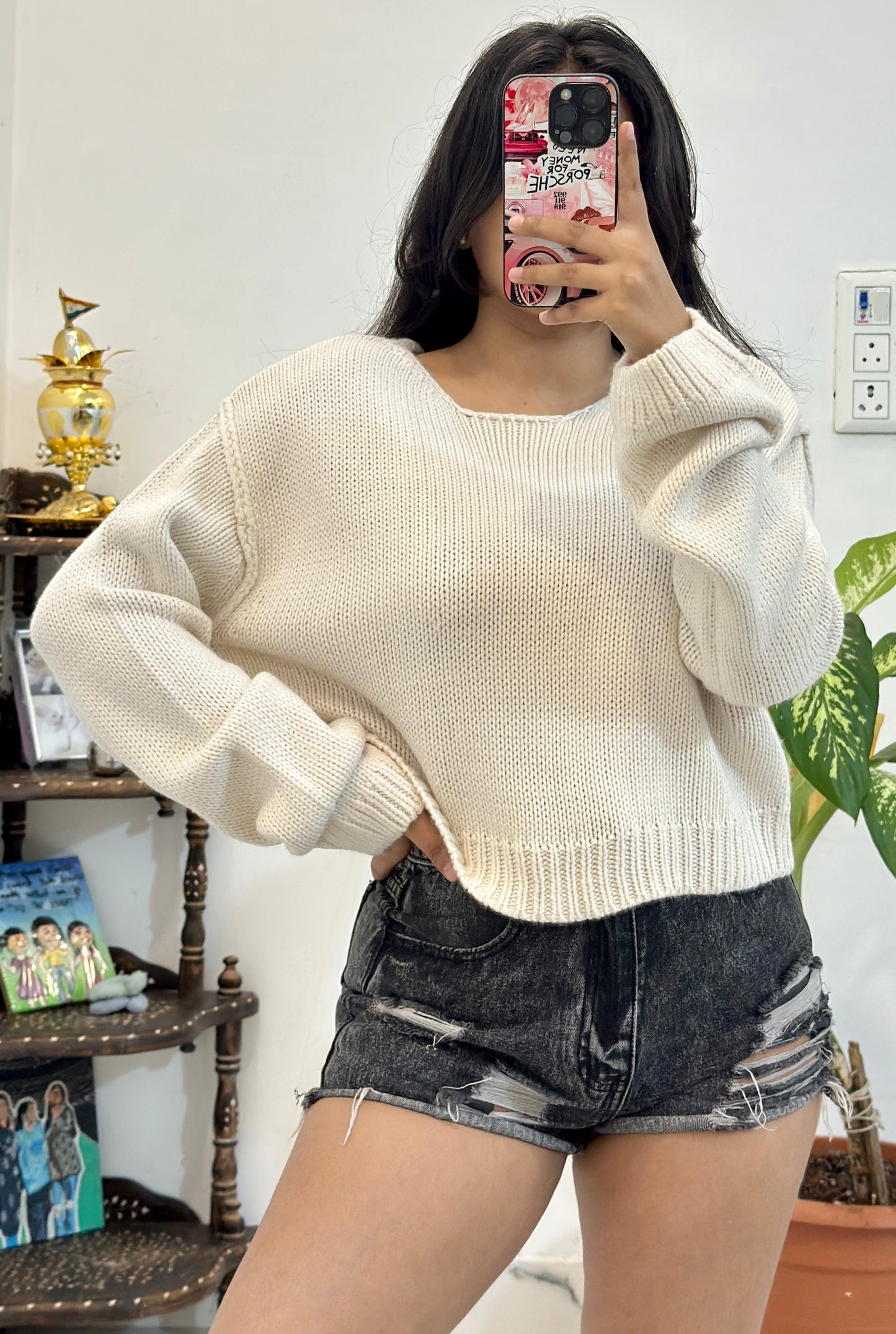 Oversized korean sweater (upto 48)