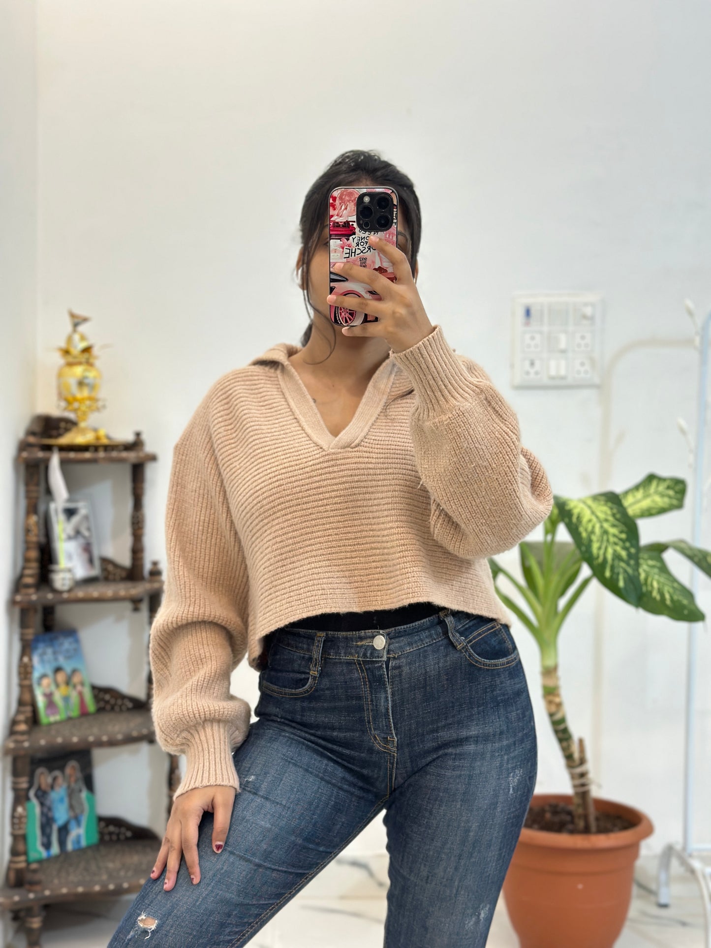 Crop oversized sweater (40-42)