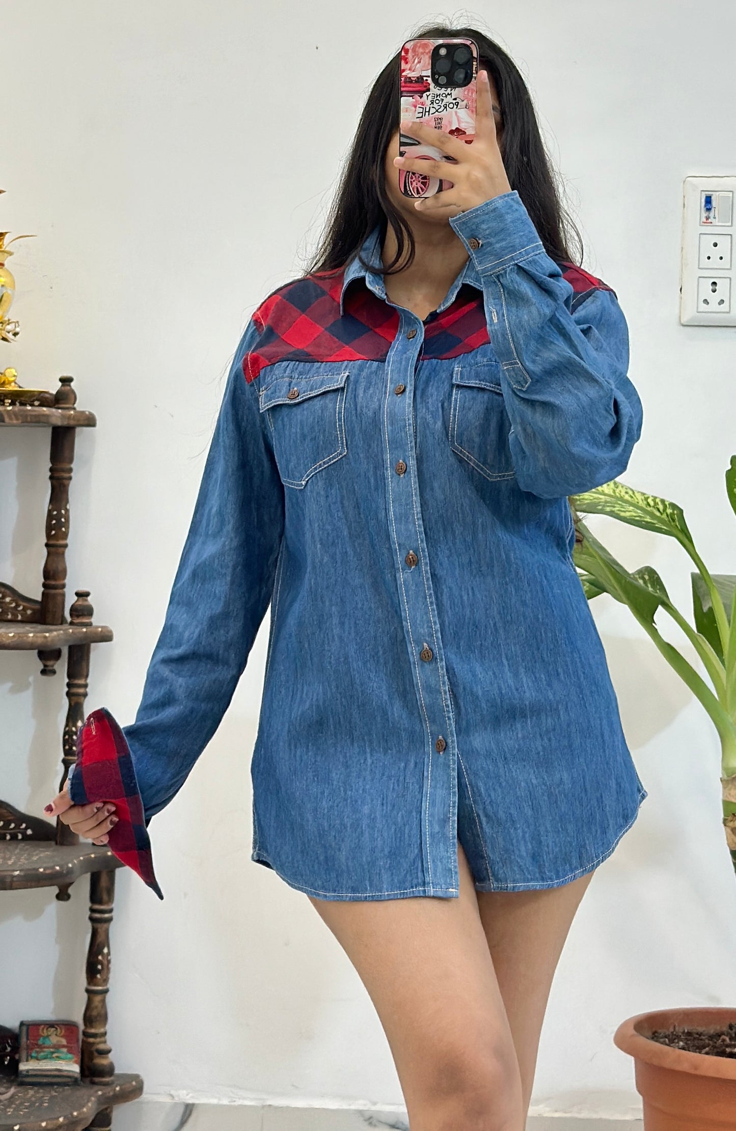 Denim shirt (32-34 Small)