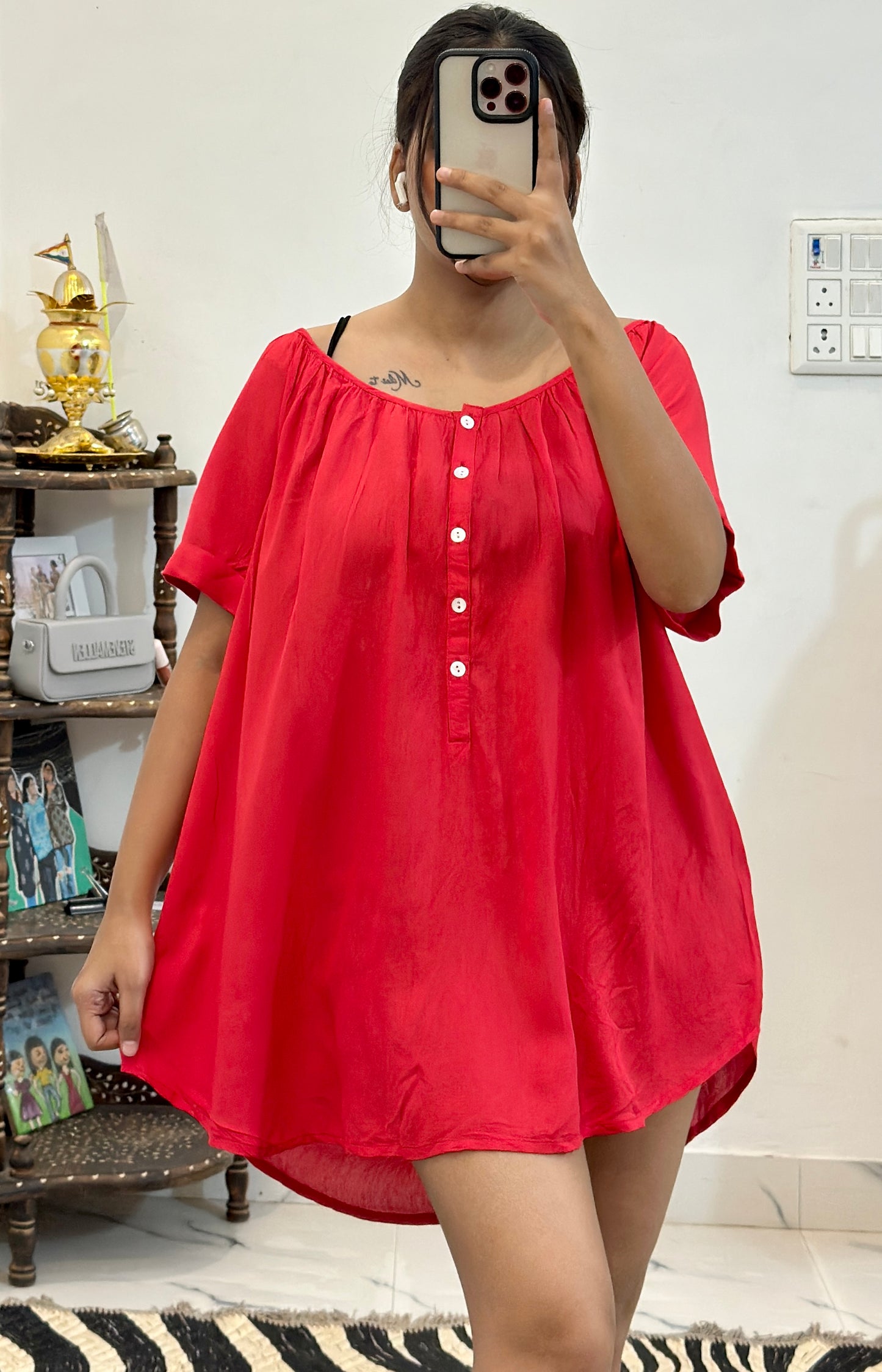 Pretty red top (40-42)