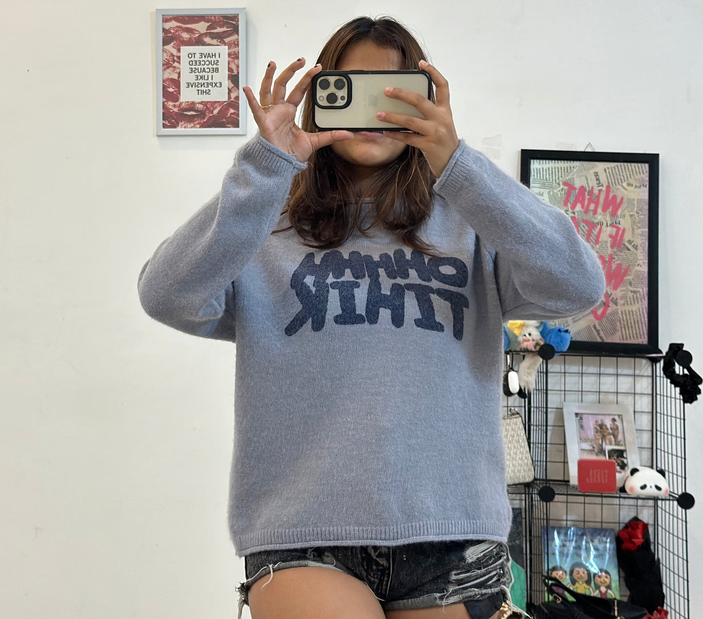 Oversized Korean sweater (40-42)