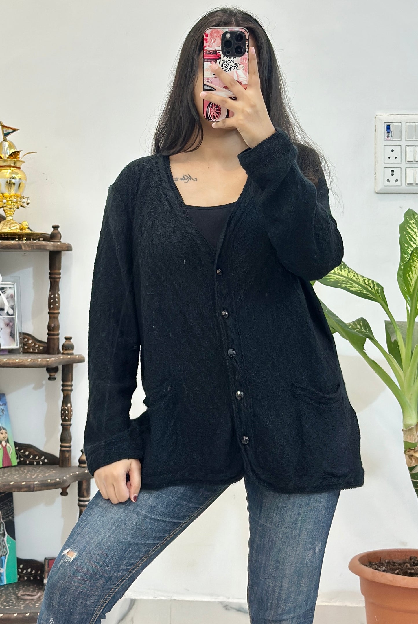 Black cardigan (38-40)