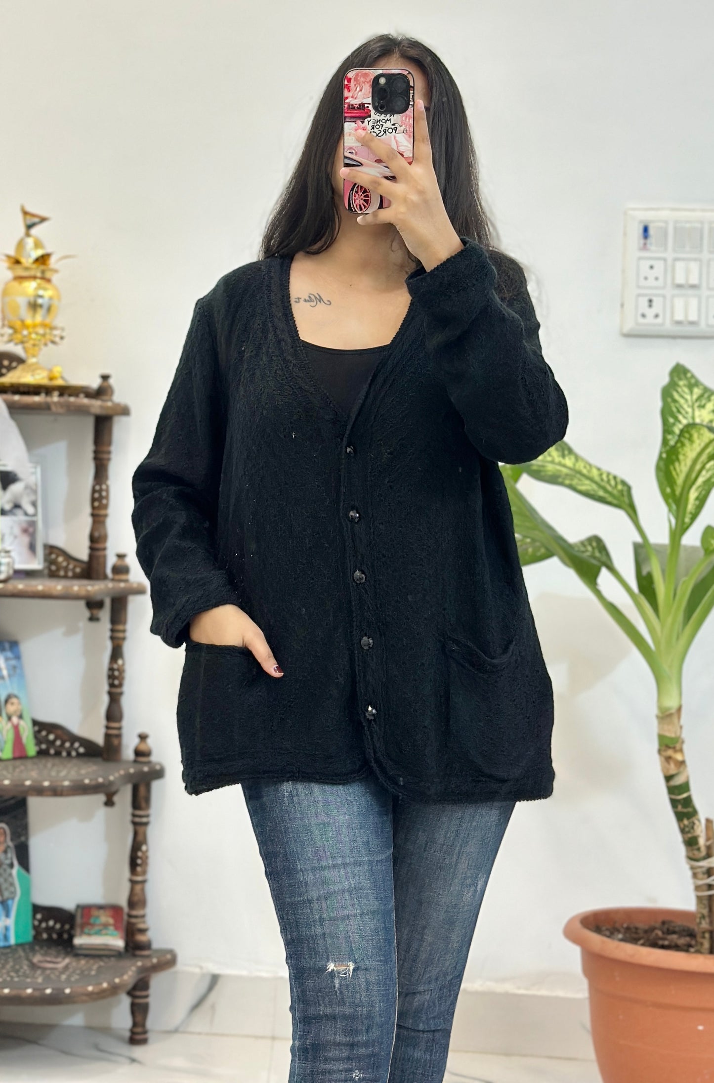 Black cardigan (38-40)