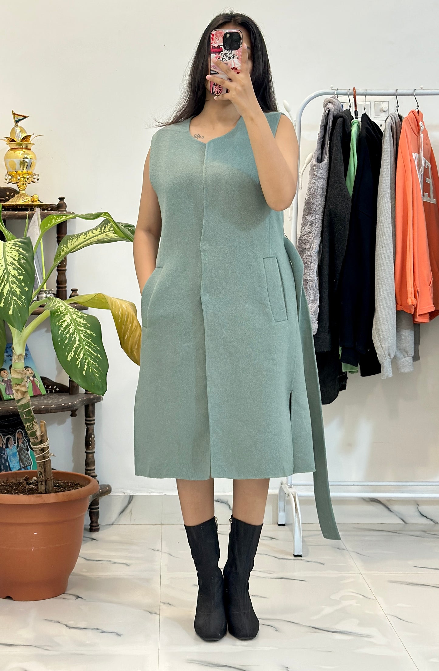 Heavy long coat (40-42)