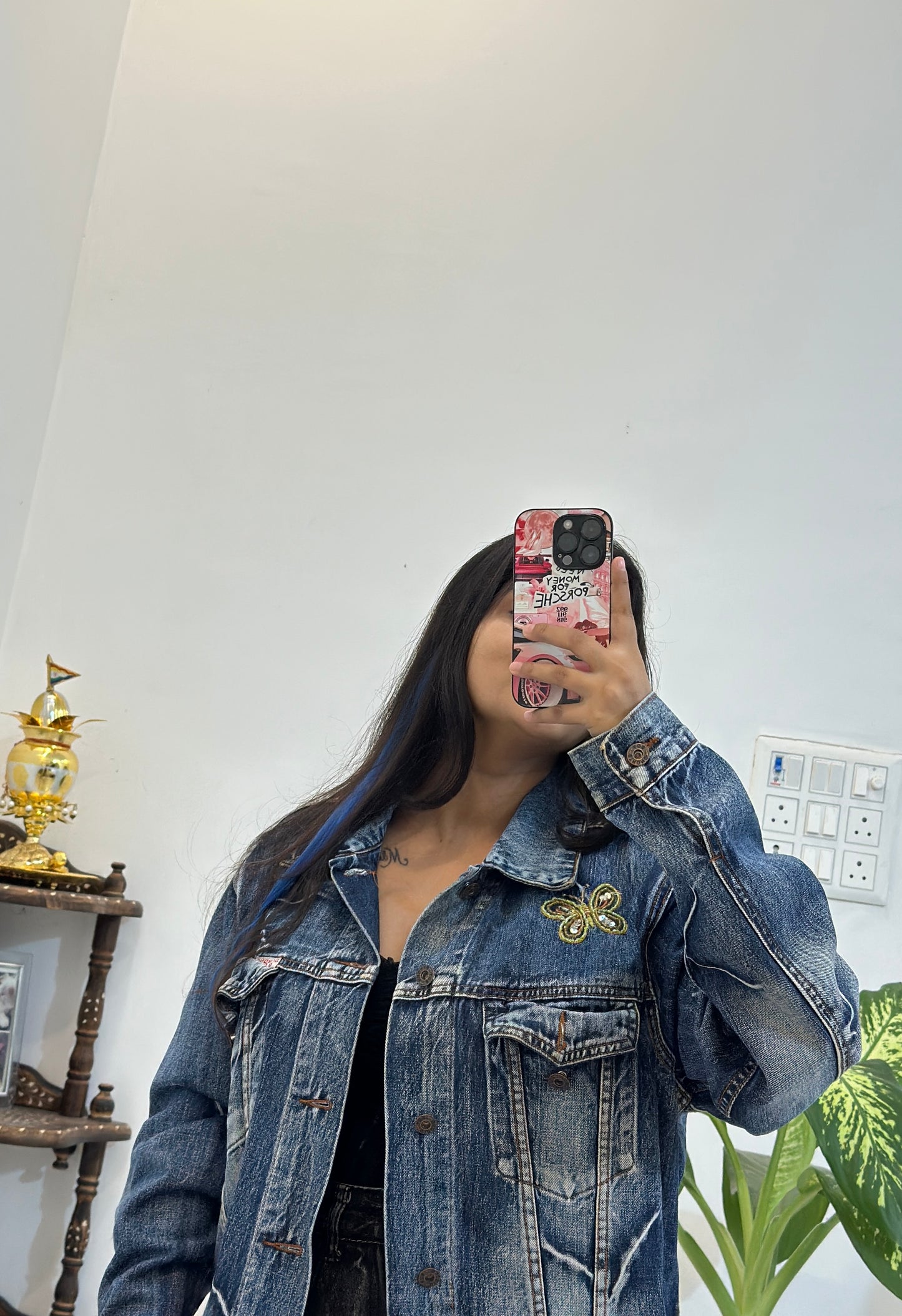 Heavy denim jacket (S/M)