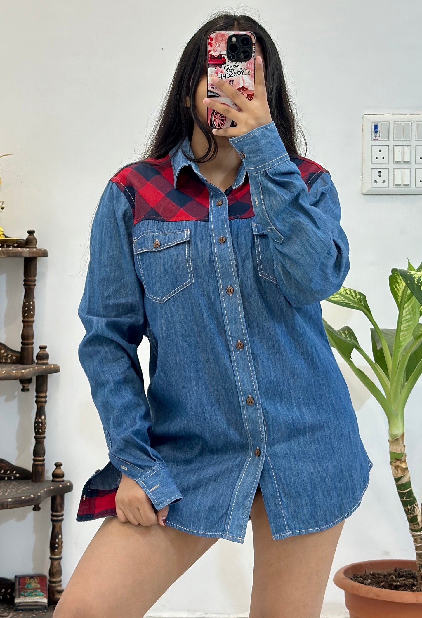 Denim shirt (32-34 Small)
