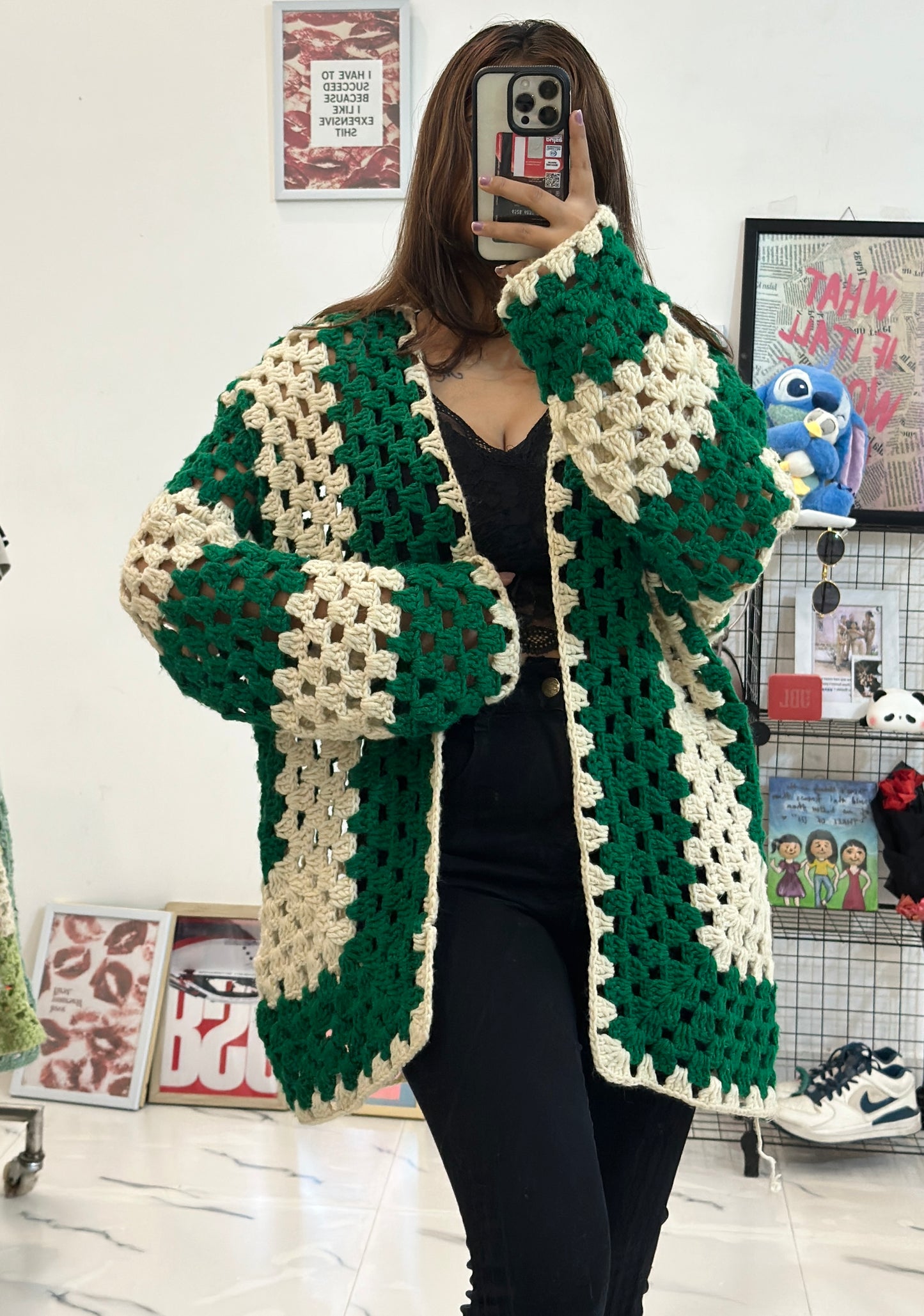 Crochet heavy cardigan (44-46)
