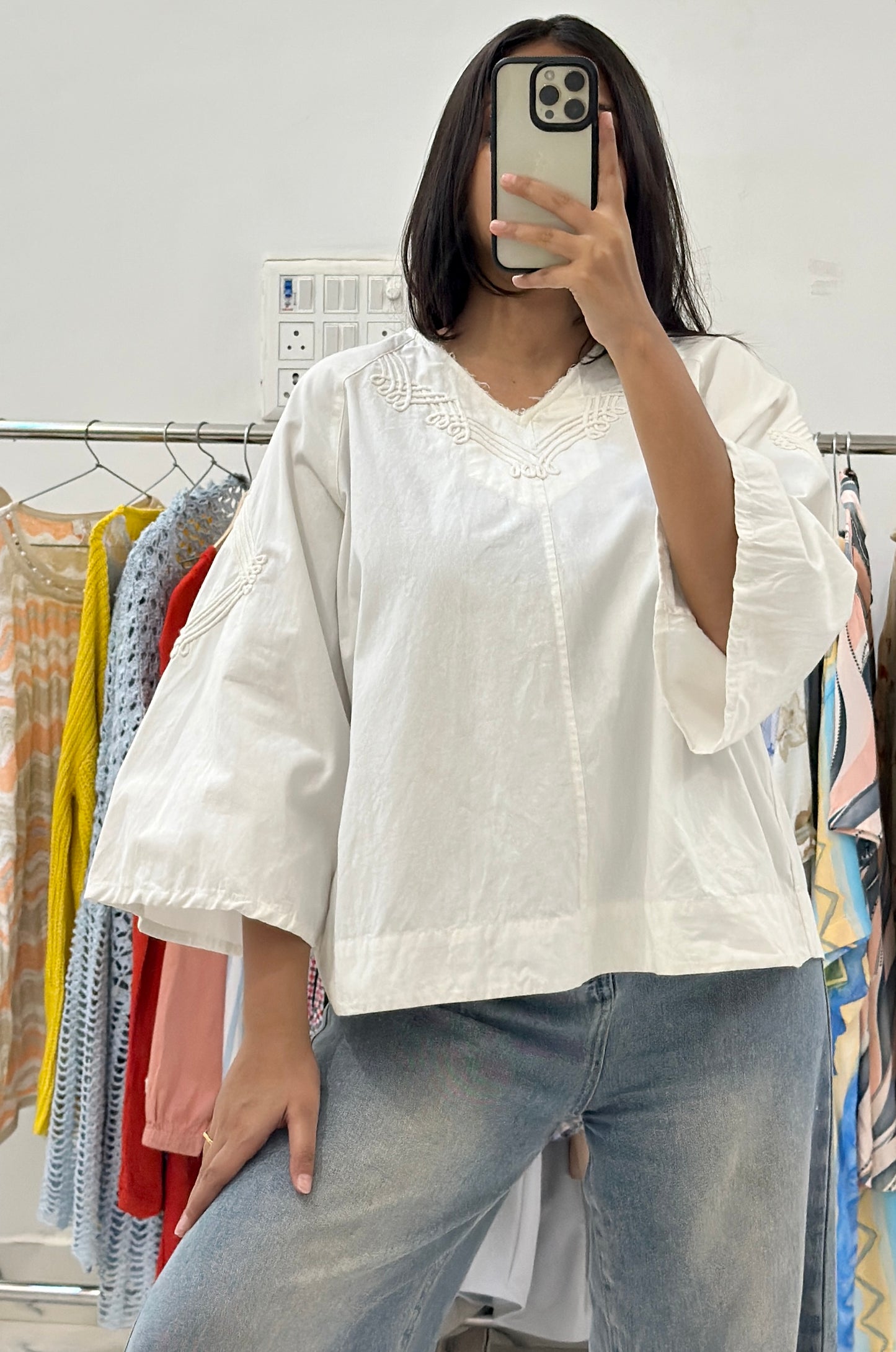 Oversized cotton top (40-42)