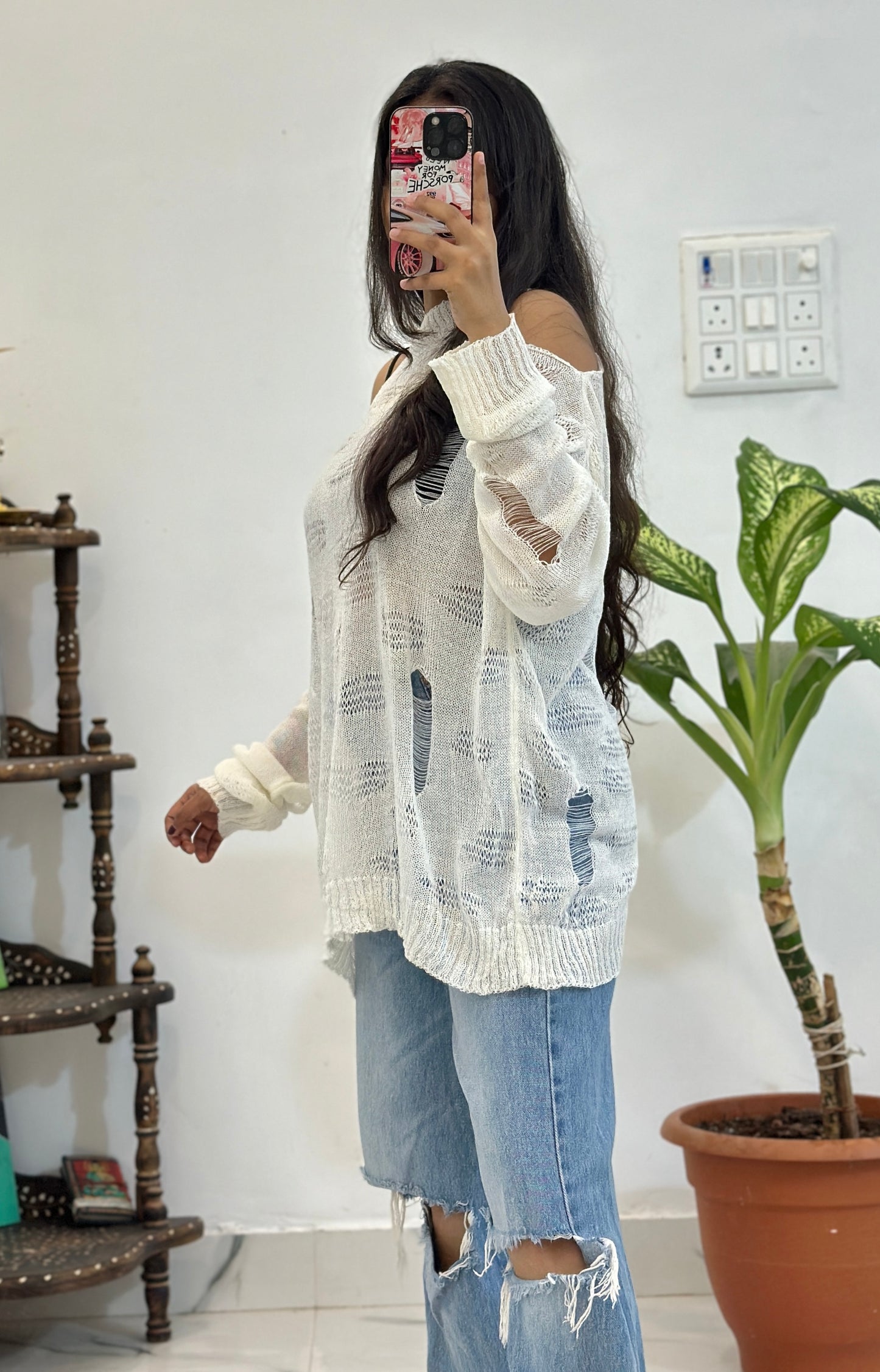 Oversized crochet top (upto 50)